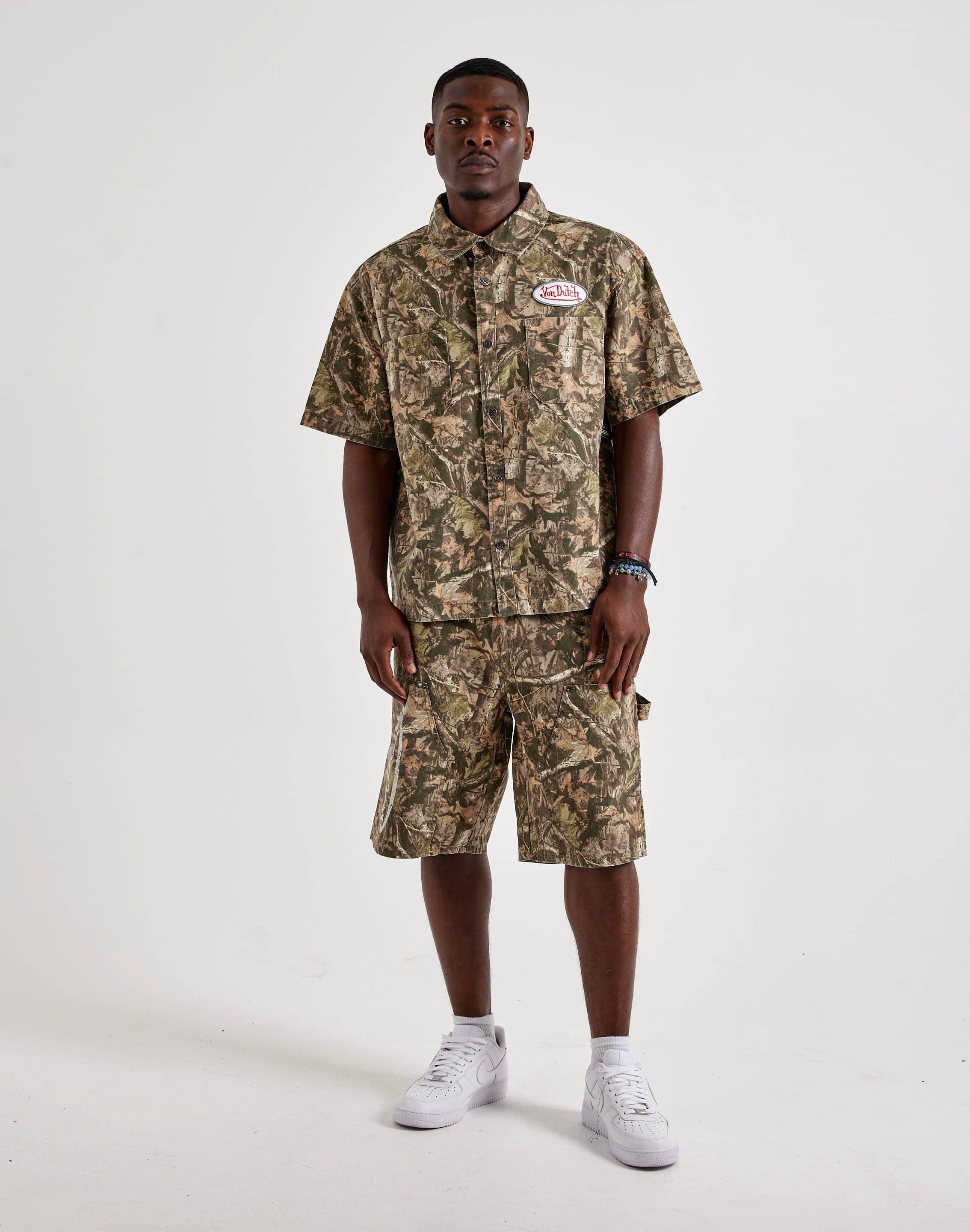 Photo of Von Dutch  Double Knee Camo Shorts