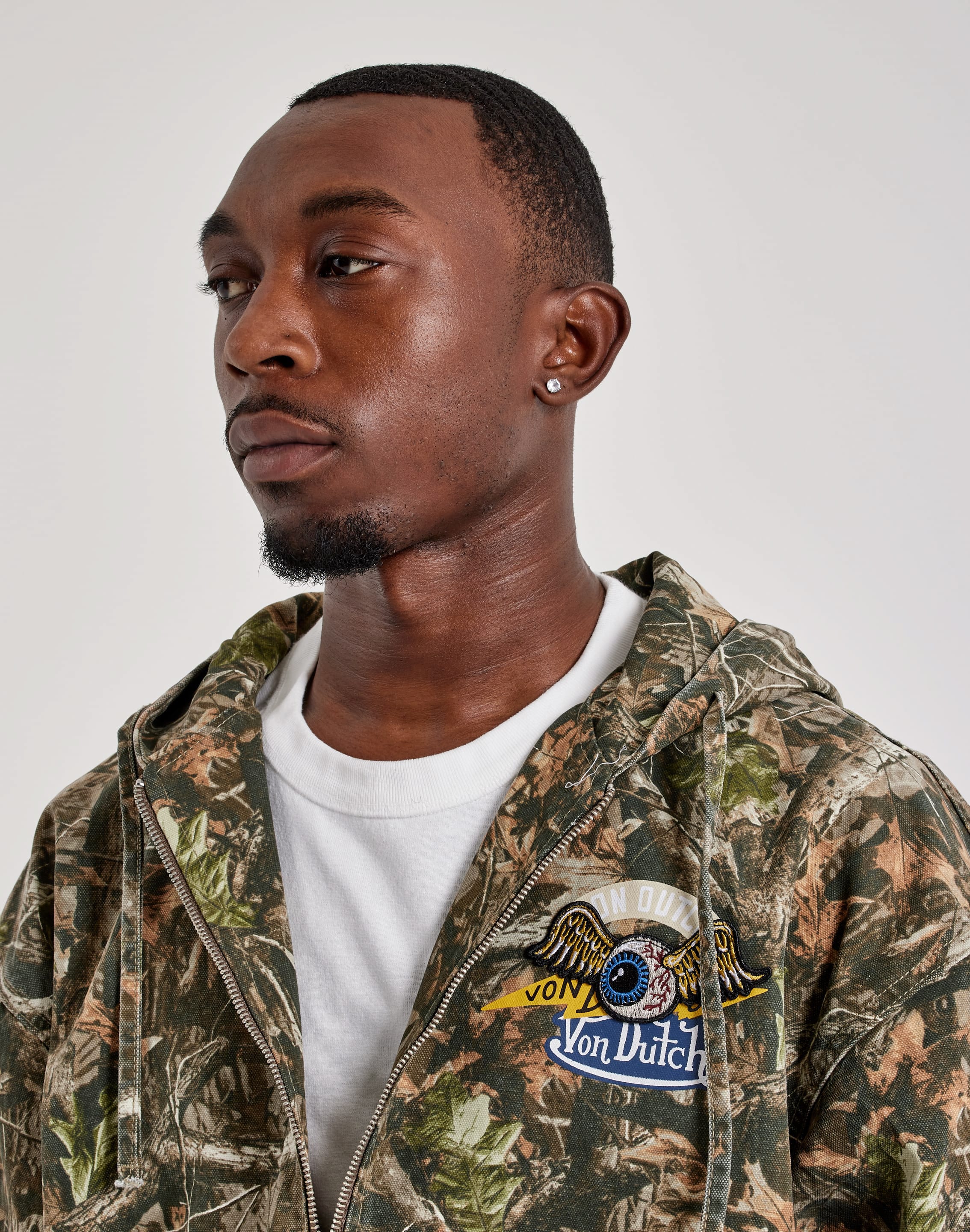 Photo of Von Dutch Invaders Camo Hooded Jacket