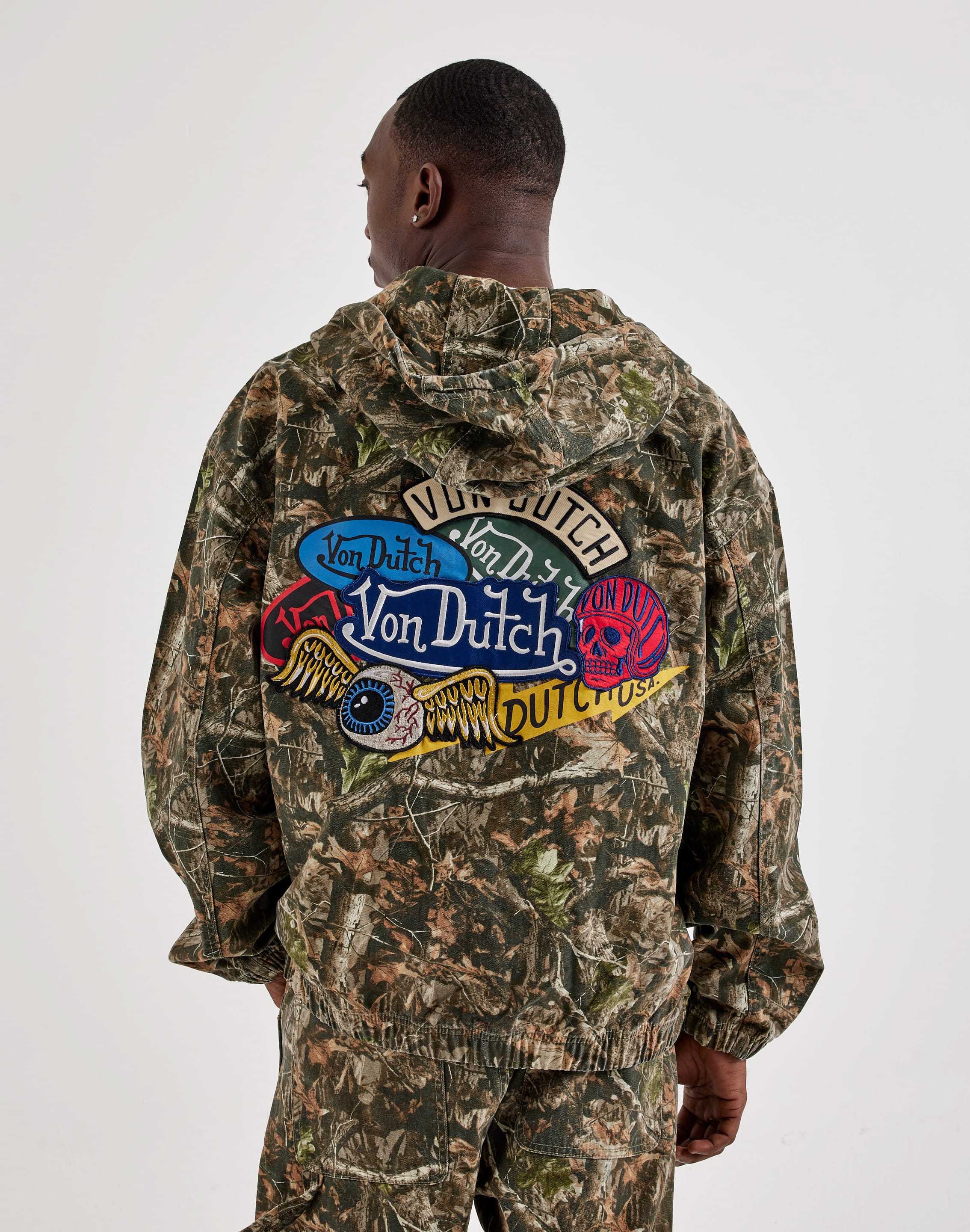 Photo of Von Dutch Invaders Camo Hooded Jacket