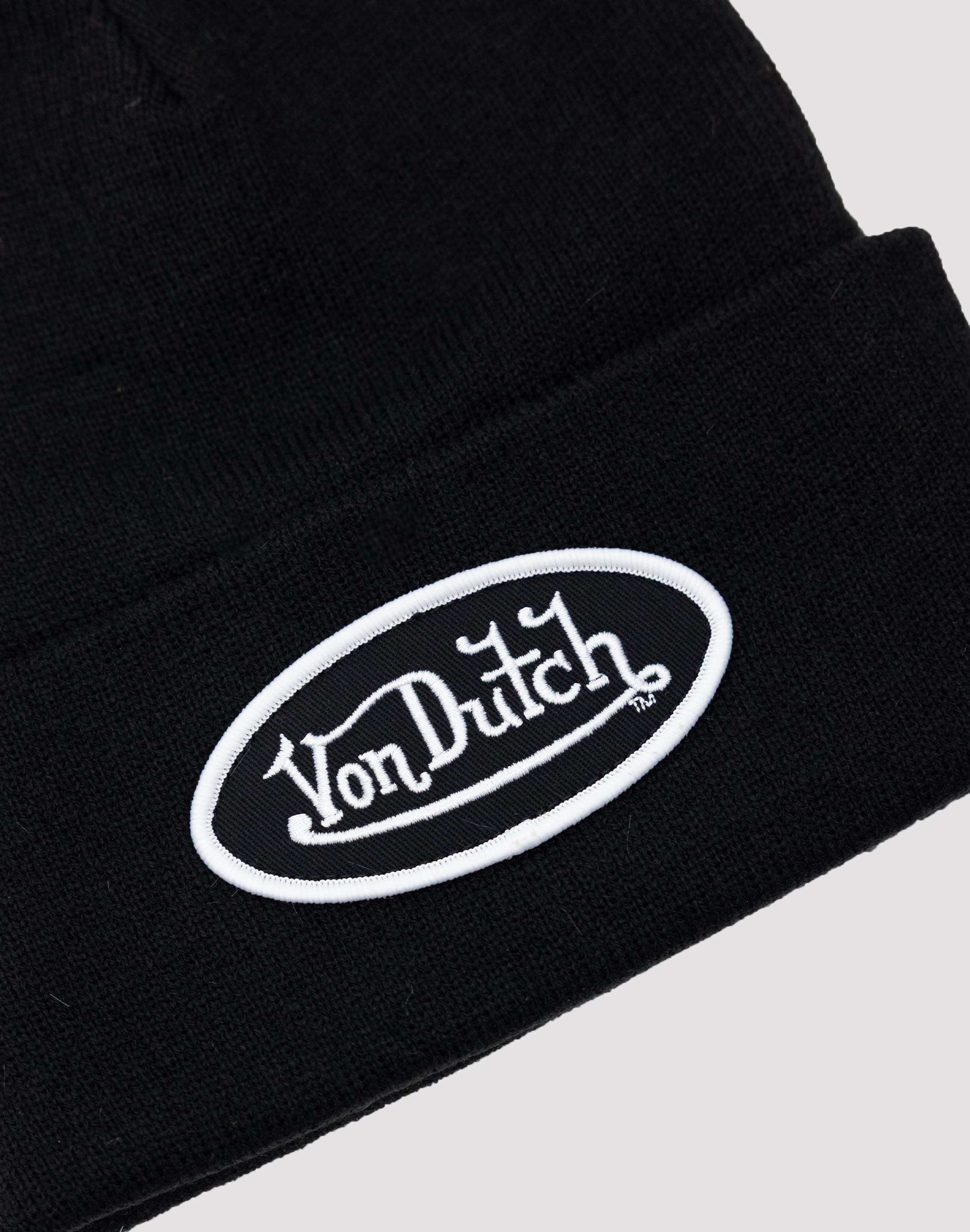 Von Dutch Patch Cuff Beanie, image 2 of 2