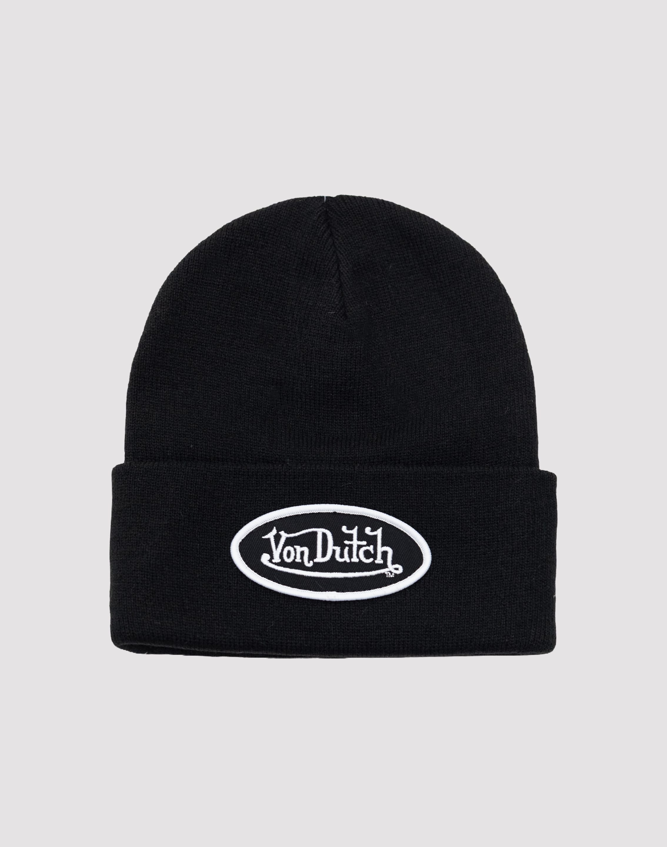Von Dutch Patch Cuff Beanie, image 1 of 2