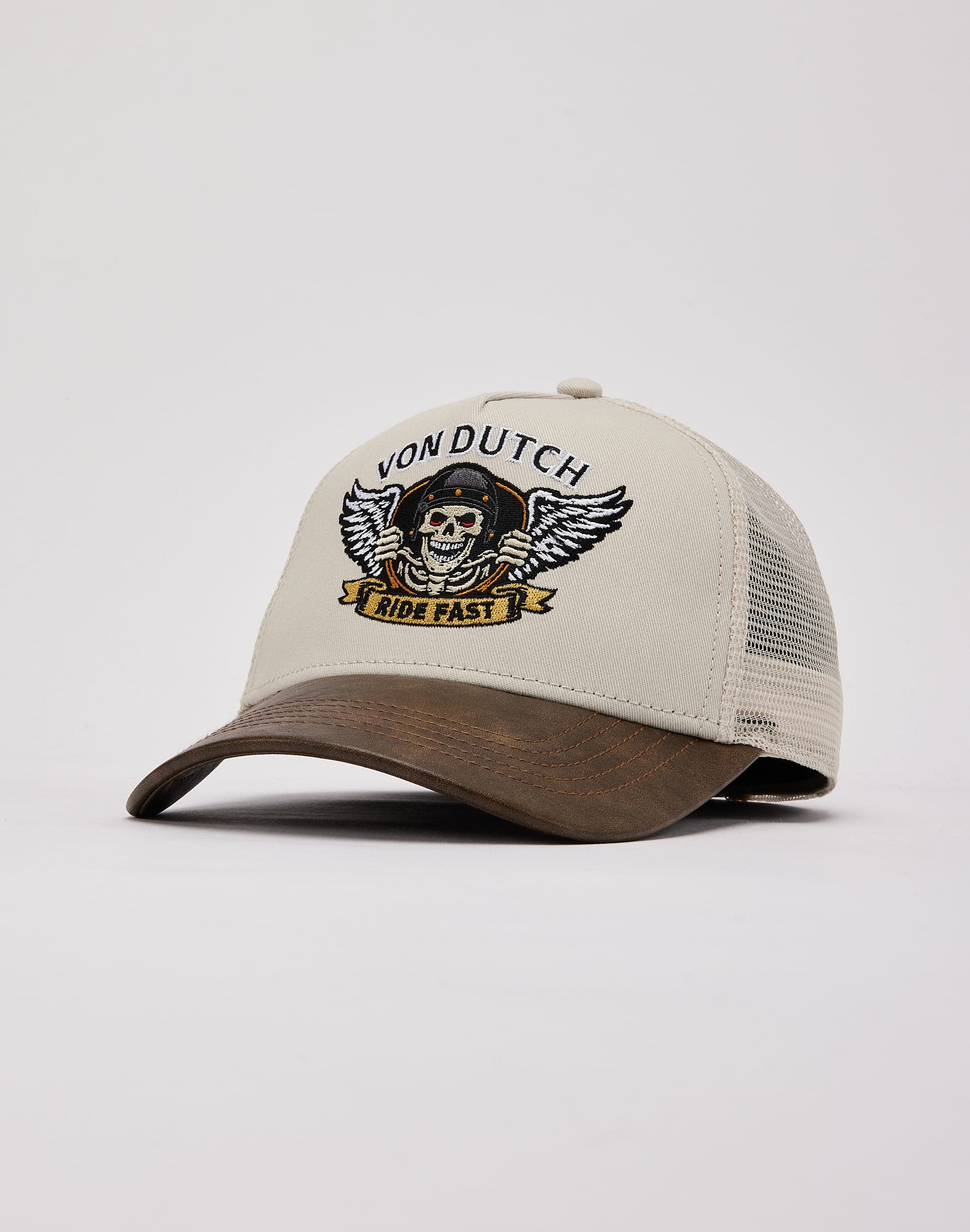 Von Dutch Ride Fast Trucker Hat, image 1 of 6