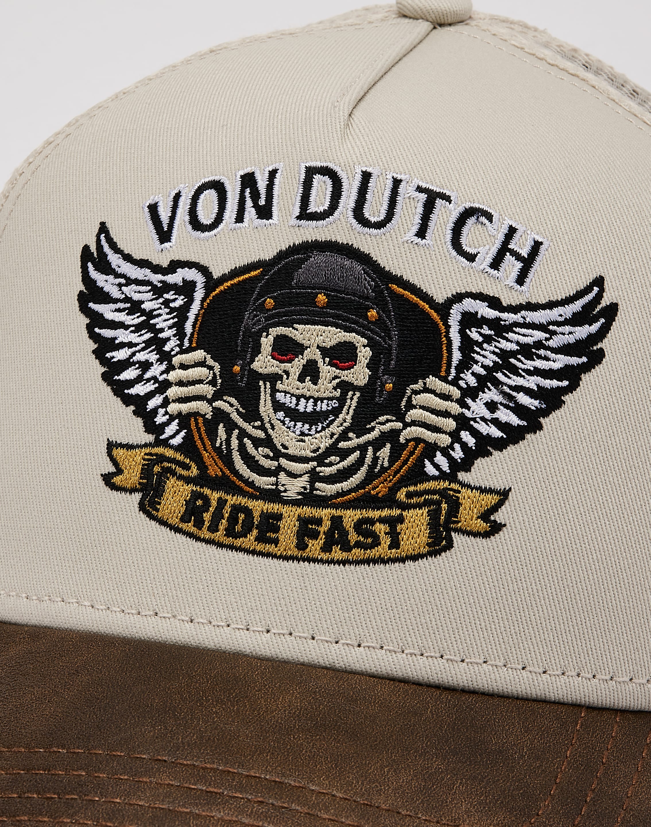 Von Dutch Ride Fast Trucker Hat, image 4 of 6