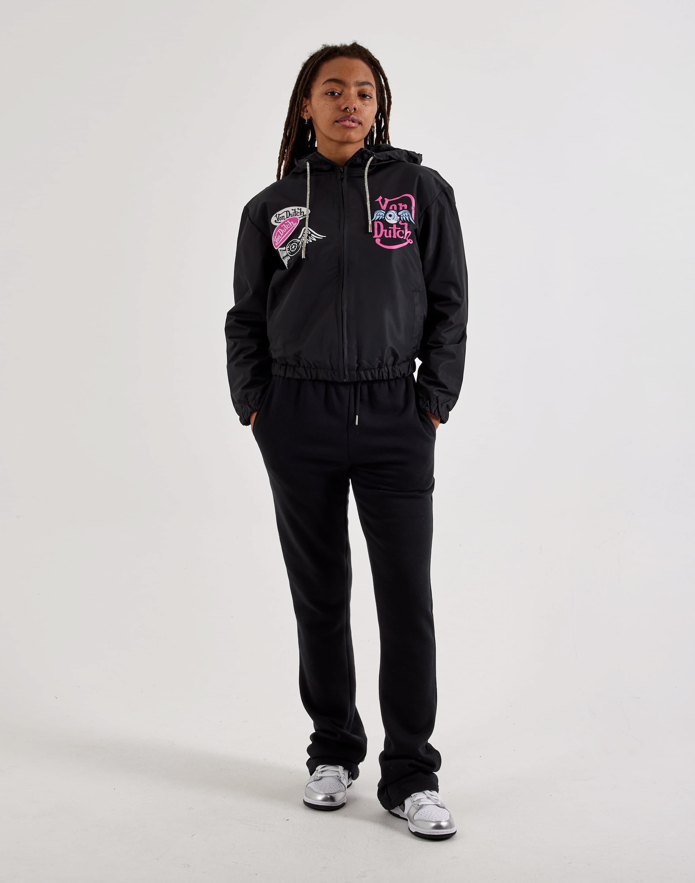 Von Dutch Flying Eye Tassel Windbreaker Jacket, image 4 of 4
