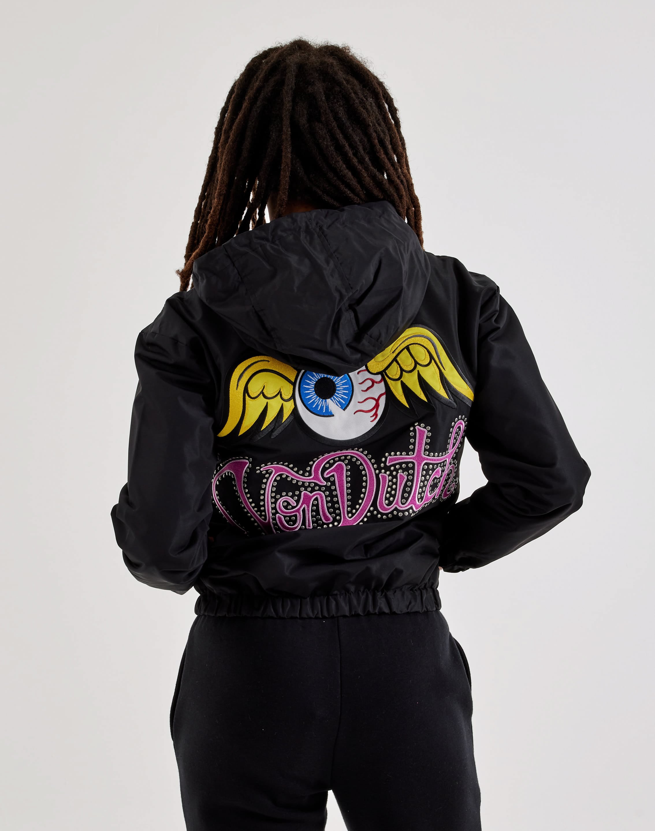 Von Dutch Flying Eye Tassel Windbreaker Jacket, image 2 of 4