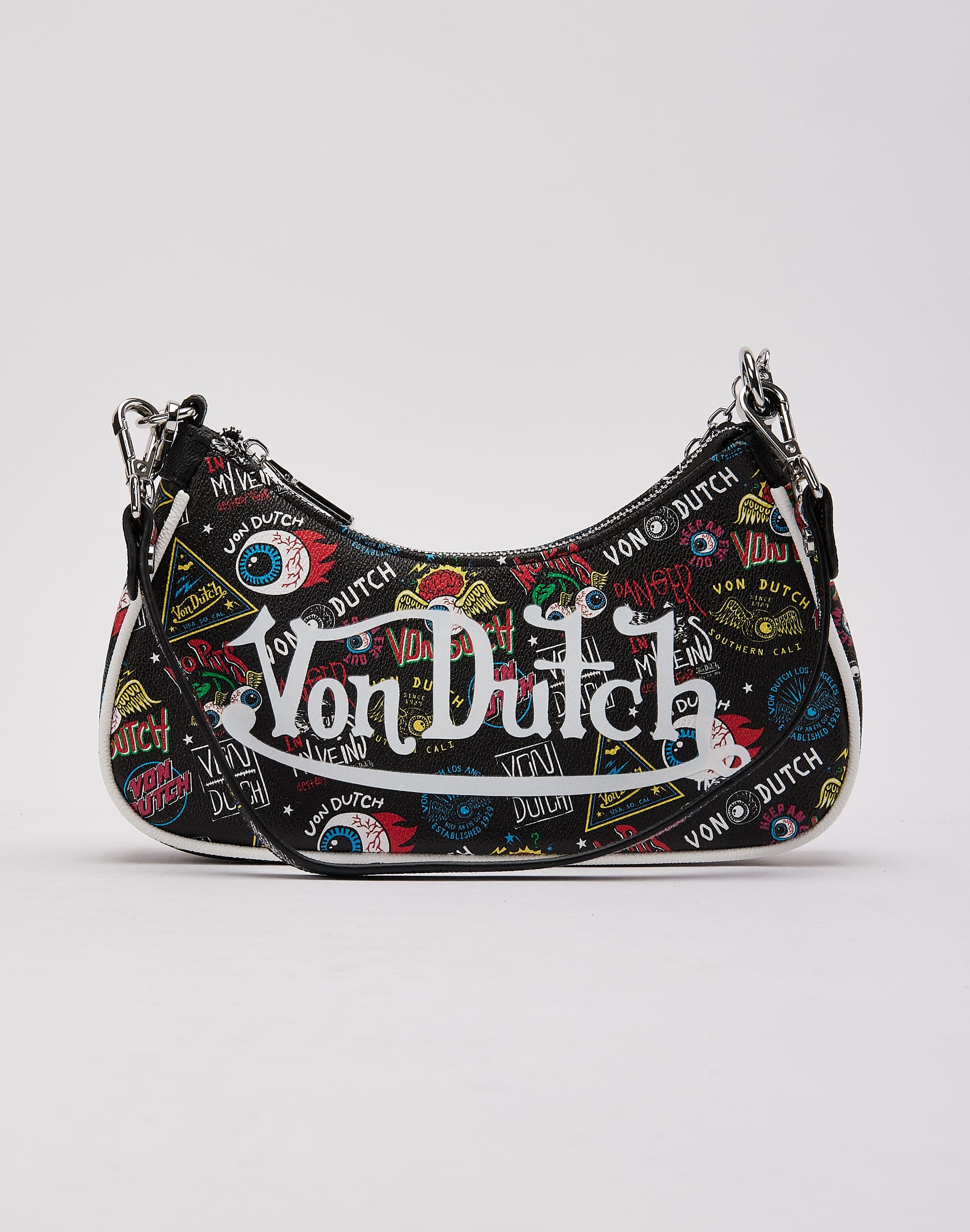 Photo of Von Dutch Multi-Logo Shoulder Bag