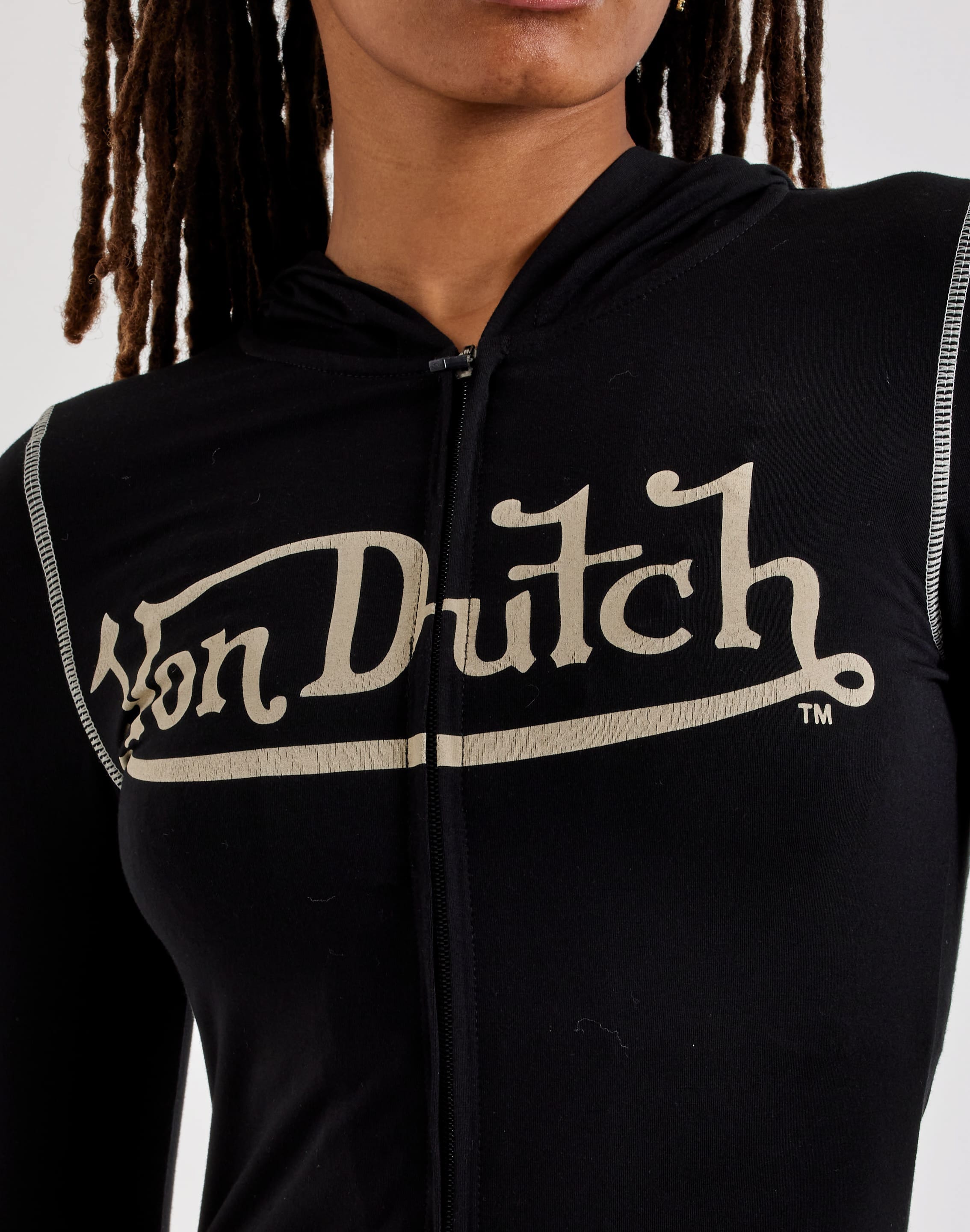 Von Dutch Slim Full-Zip Hoodie, image 2 of 4