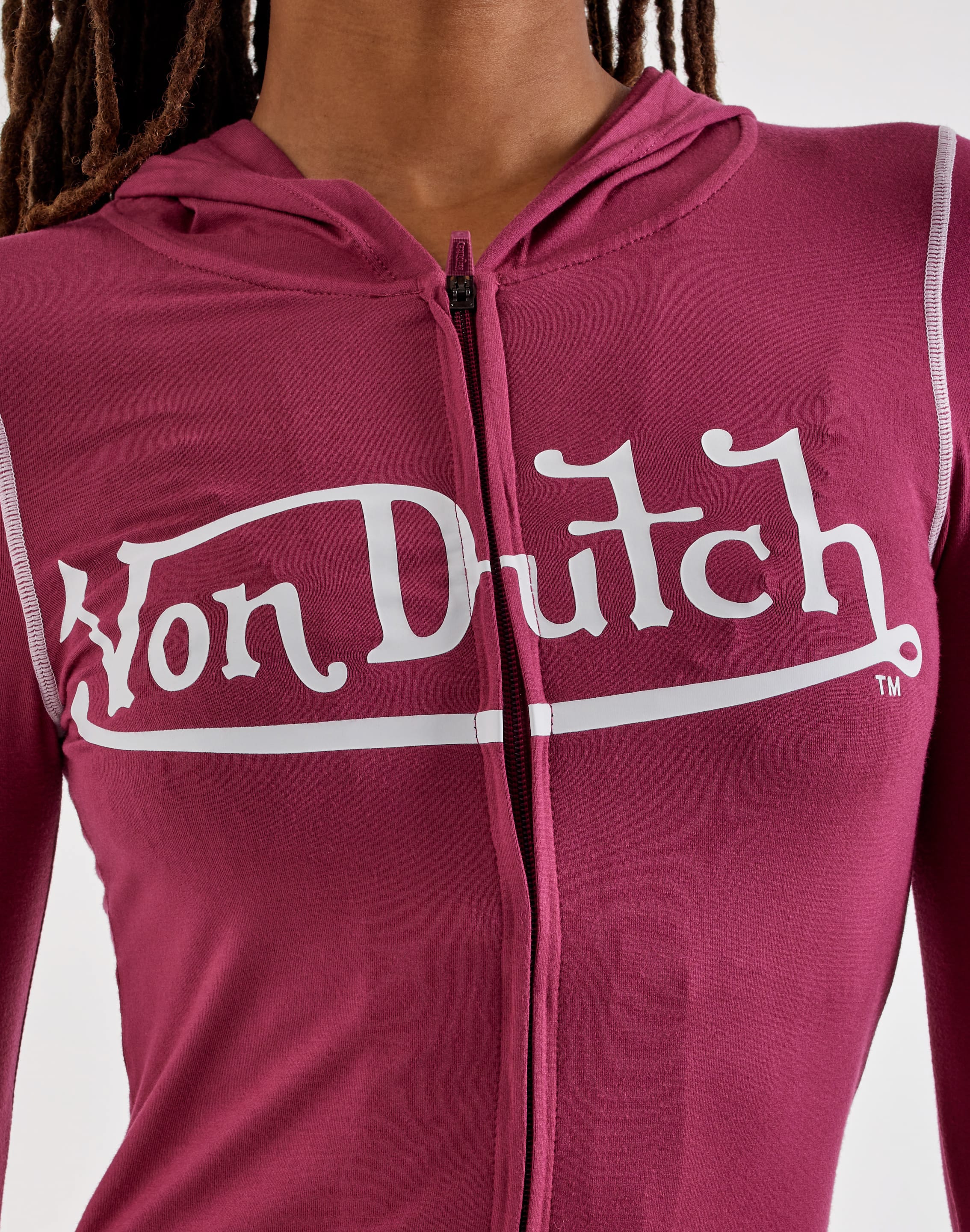 Von Dutch Slim Full-Zip Hoodie, image 2 of 4