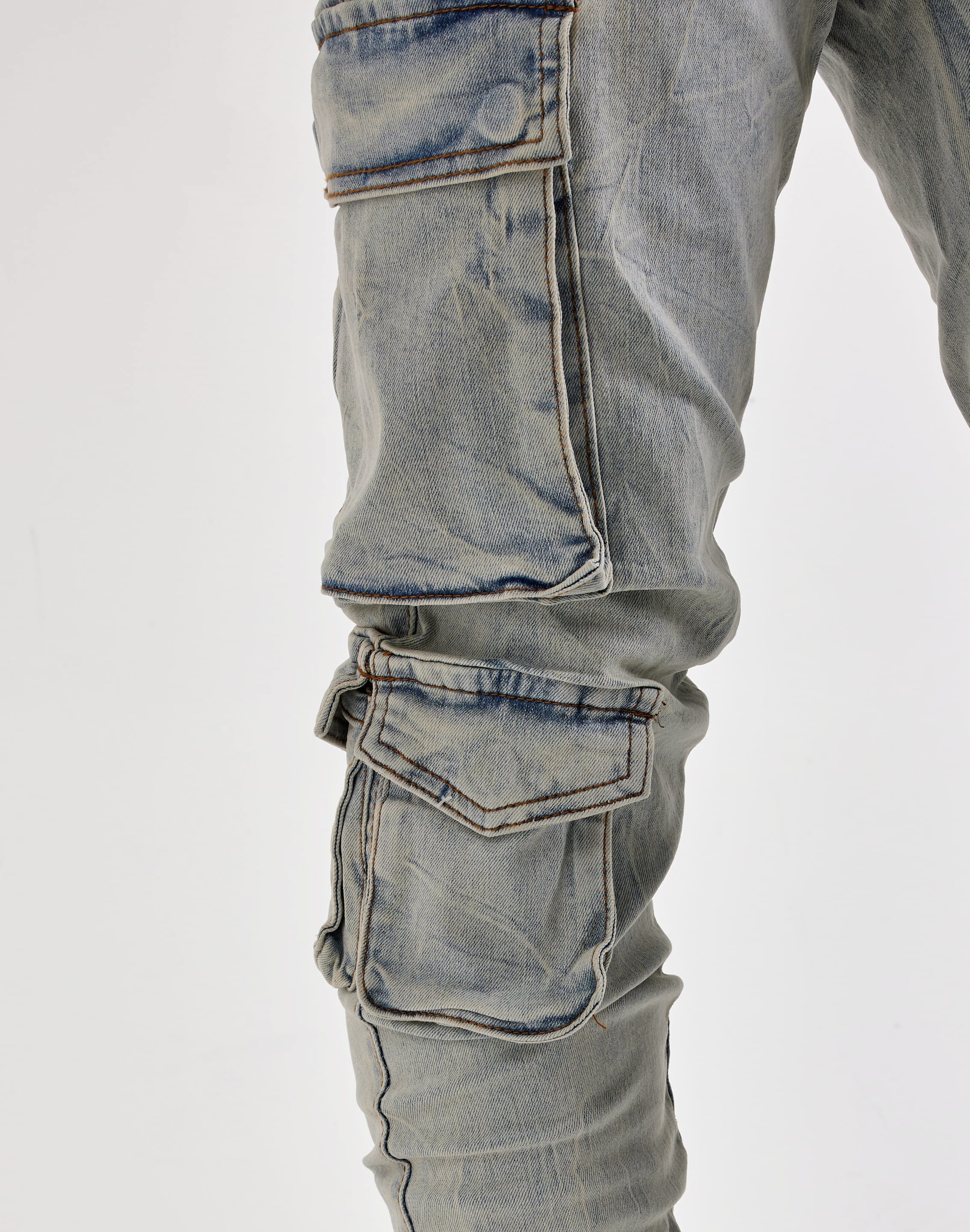 Photo of WAIMEA Stacked Cargo Denim Jeans