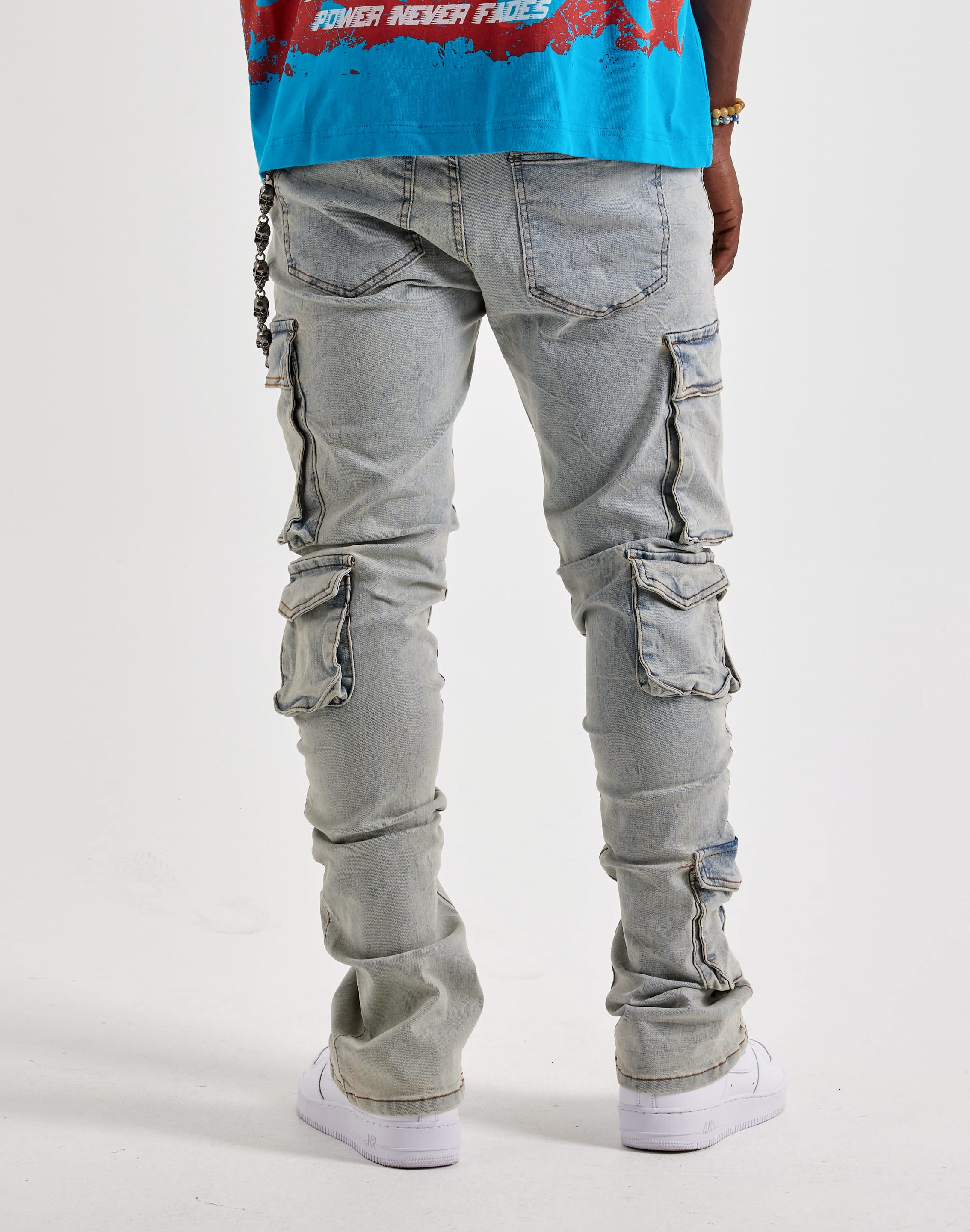 Photo of WAIMEA Stacked Cargo Denim Jeans