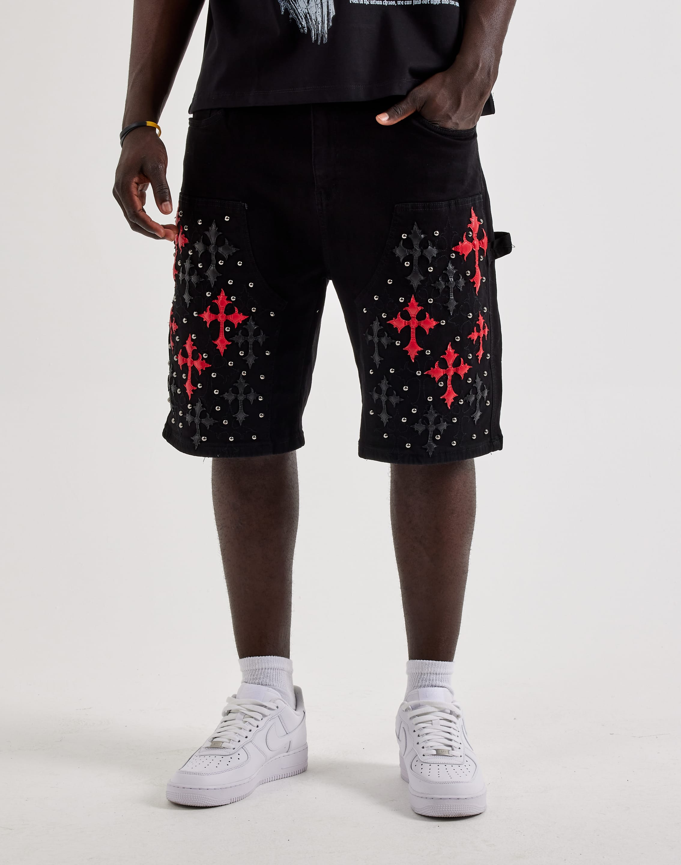 Photo of WAIMEA Cross Patch Denim Shorts