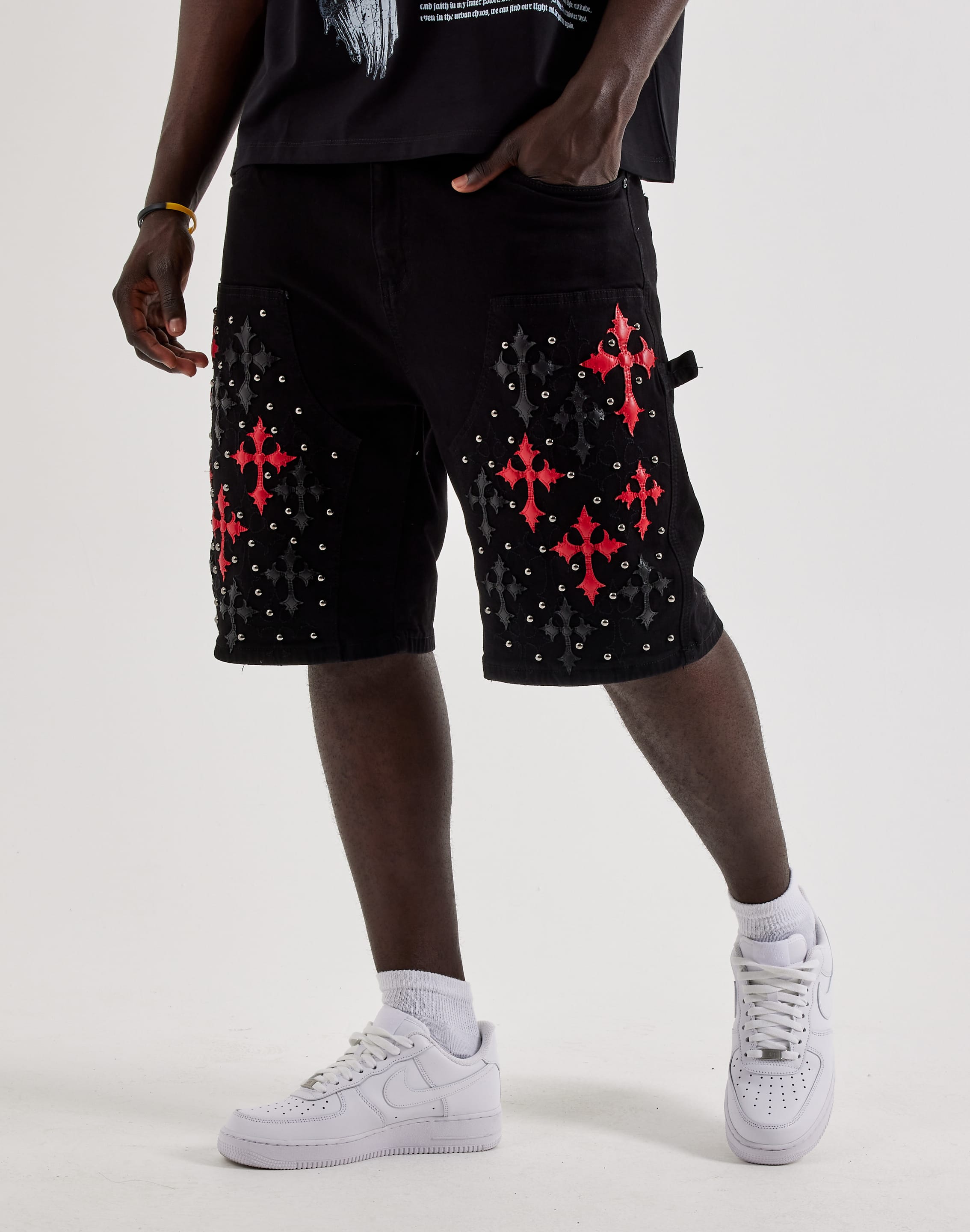 Photo of WAIMEA Cross Patch Denim Shorts