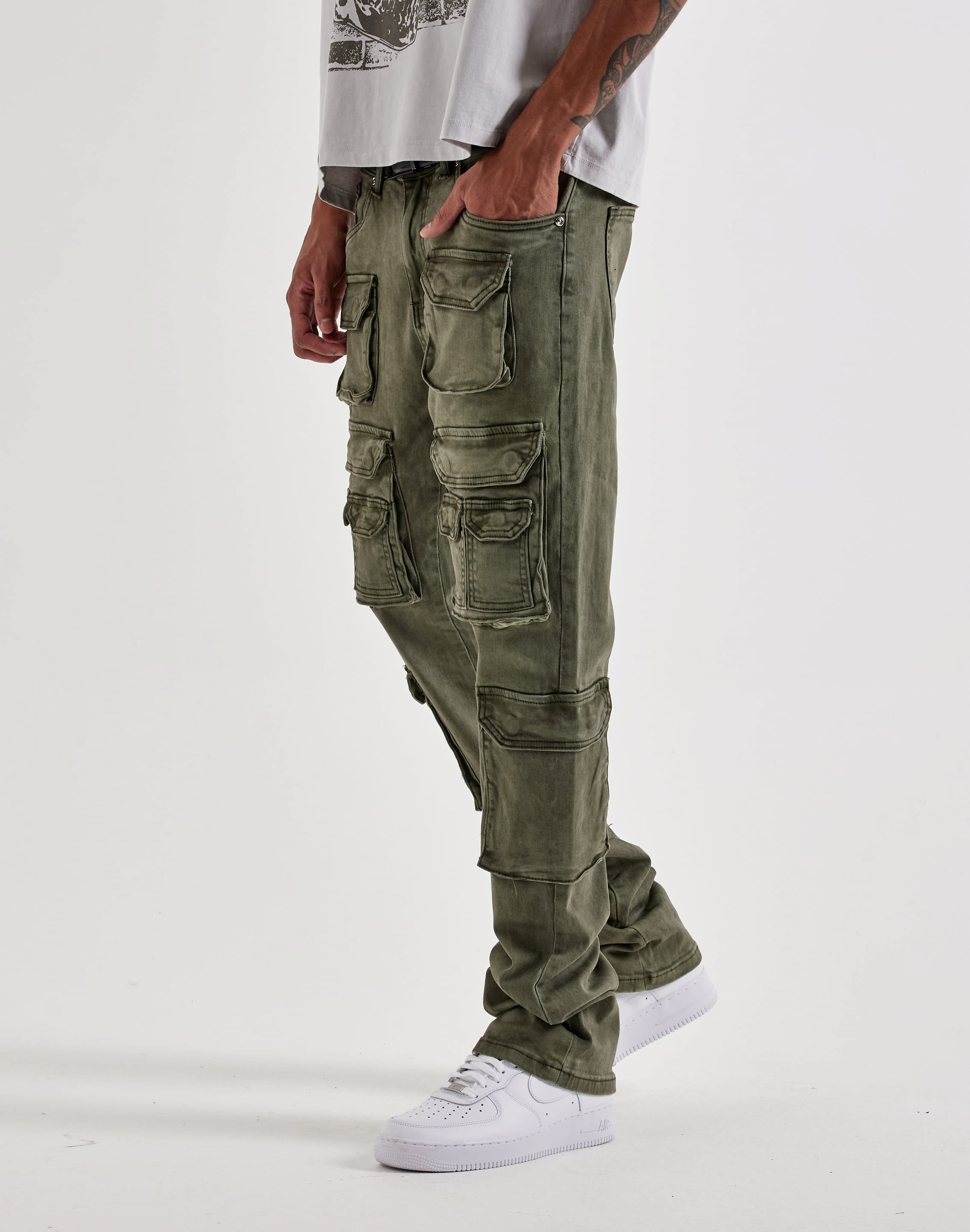 Photo of WAIMEA Stacked Utility Cargo Pants