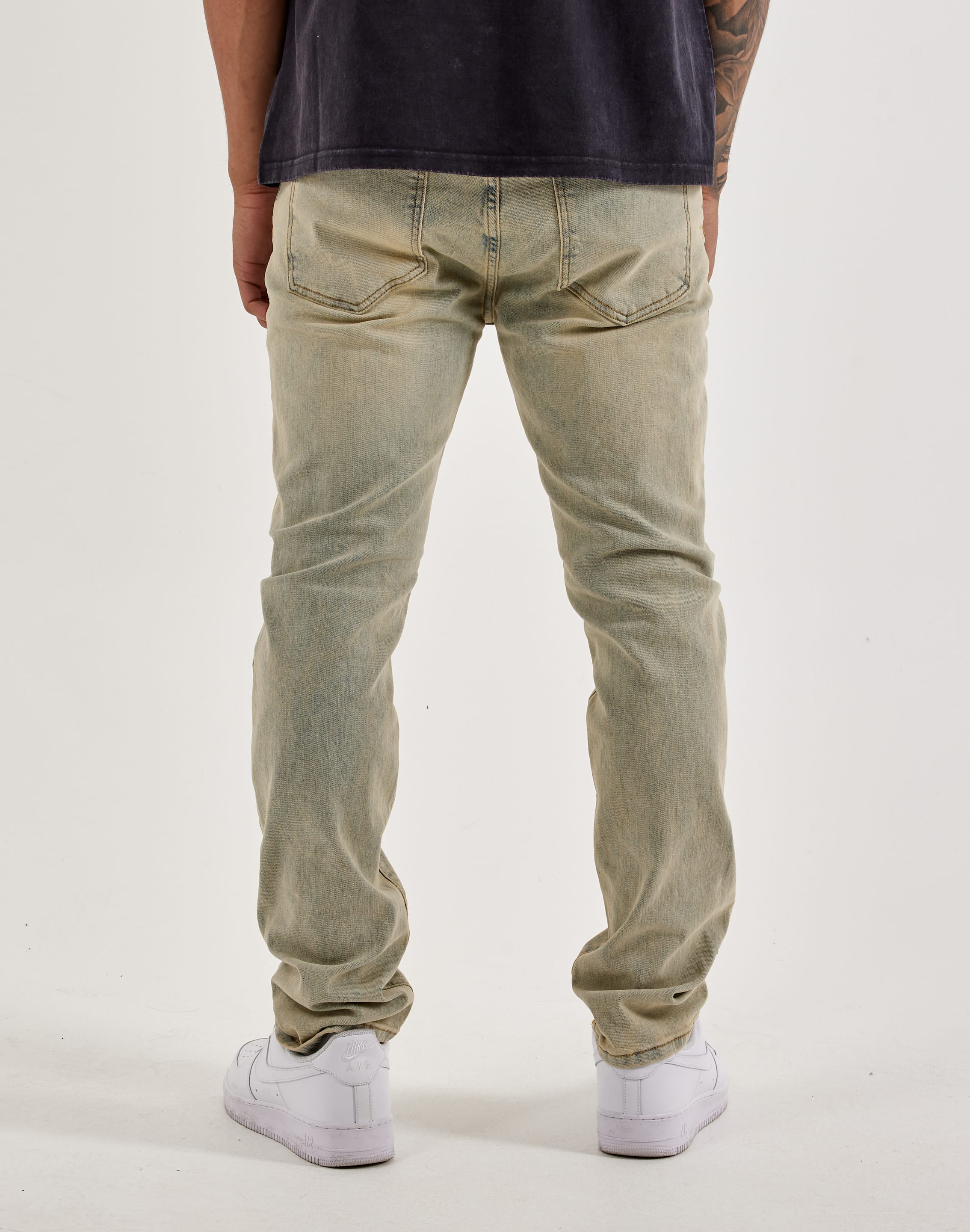 WAIMEA Slim Cross Overlay Denim Jeans – DTLR