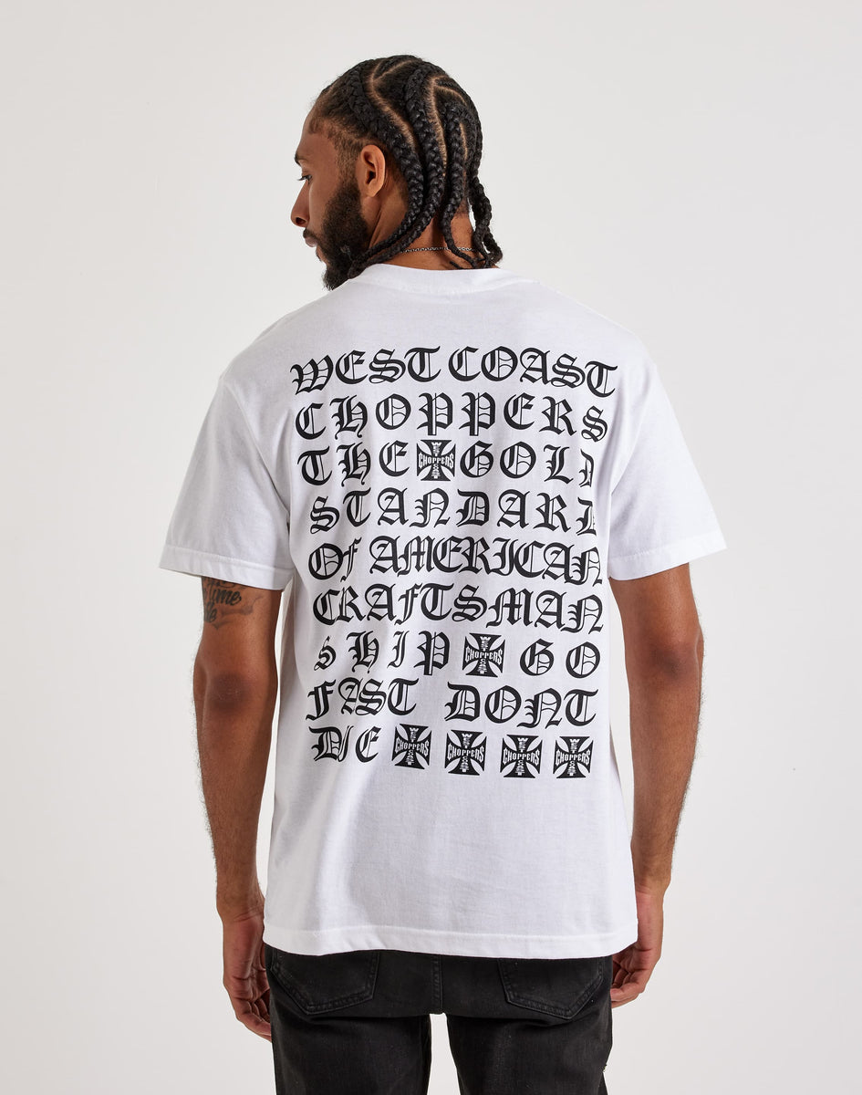 ID Supply West Coast Choppers Old English Script Tee – DTLR