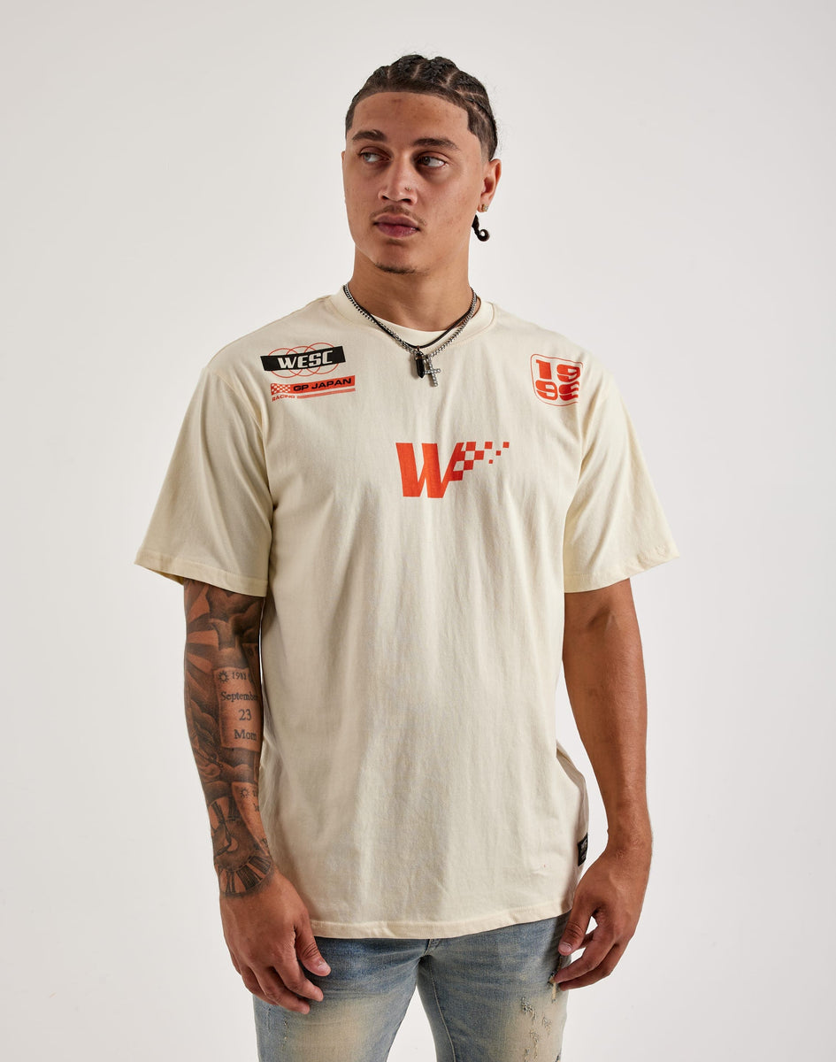 WESC Mason Distressed Motorsport Tee – DTLR