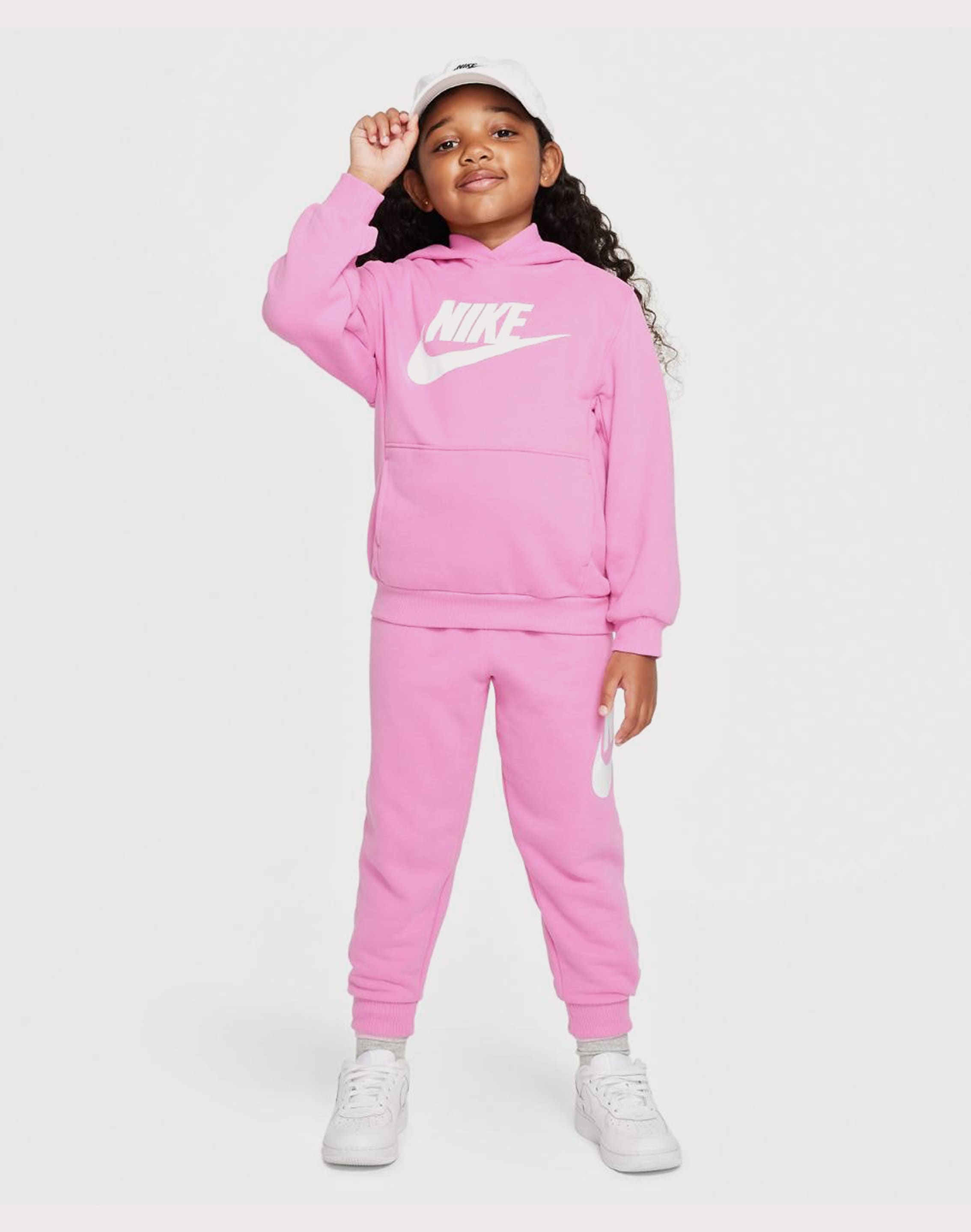 Pink Nike Joggers And Hoodie Set Nike Tracksuit Women's Set Pink