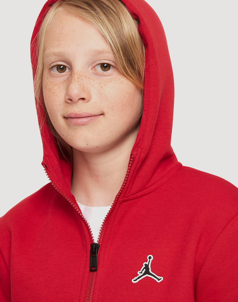 Jordan Essentials Fleece Full-Zip Hoodie Grade-School – DTLR