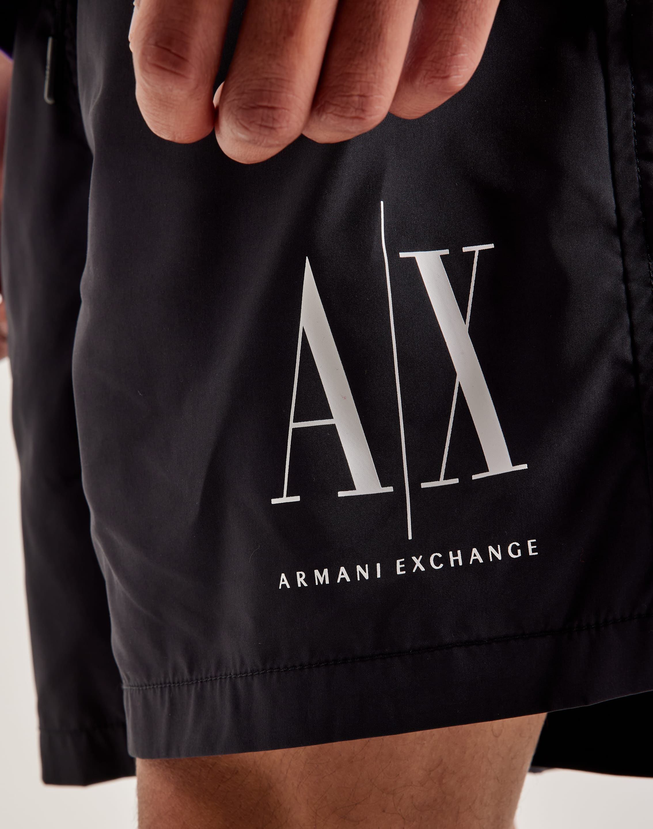 あーみん Armani Exchange Logo Swim Shorts – DTLR