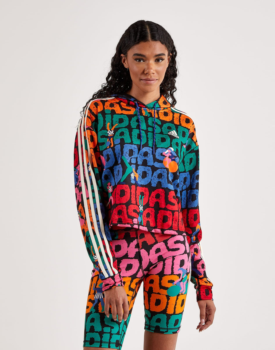 Adidas Farm Rio 3-Stripes Hoodie – DTLR