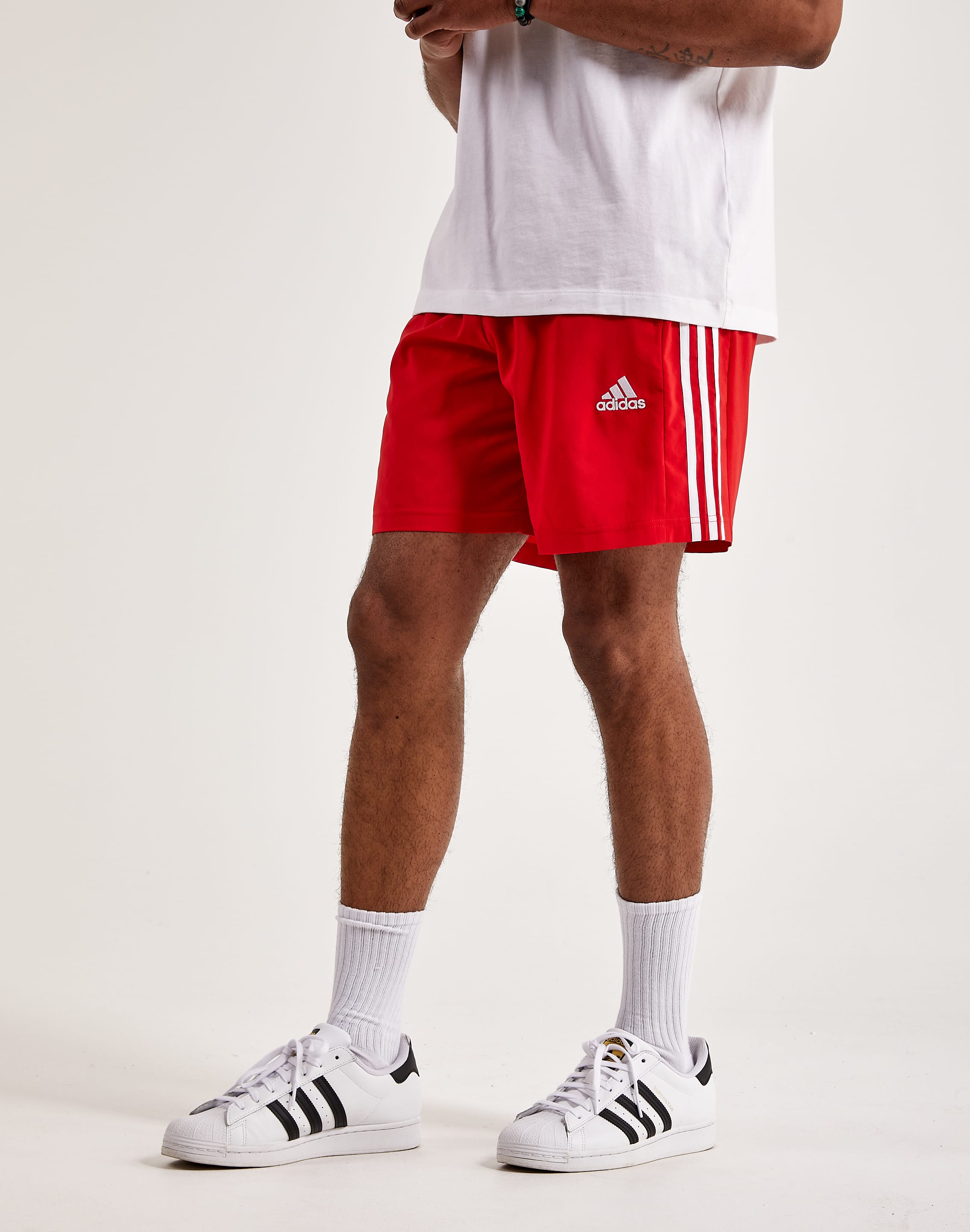 Chelsea Adidas Shorts Men Red Adidas Essentials AEROREADY Chelsea