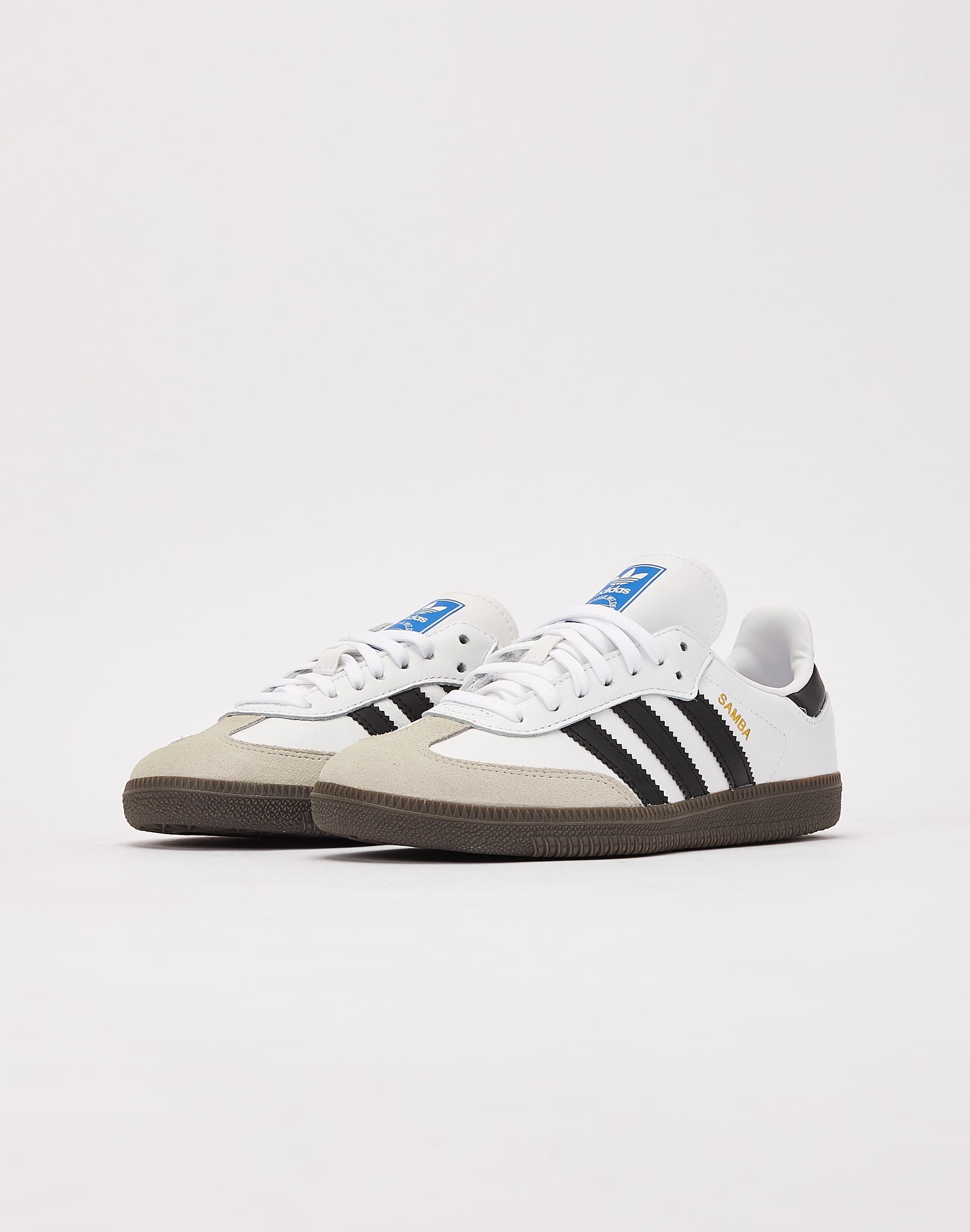 adidas Kids' Preschool Samba OG Shoes, Size 13, White/Black/Gum adidas Kids' Preschool Samba OG Shoes, Size 13, White/Black/Gum