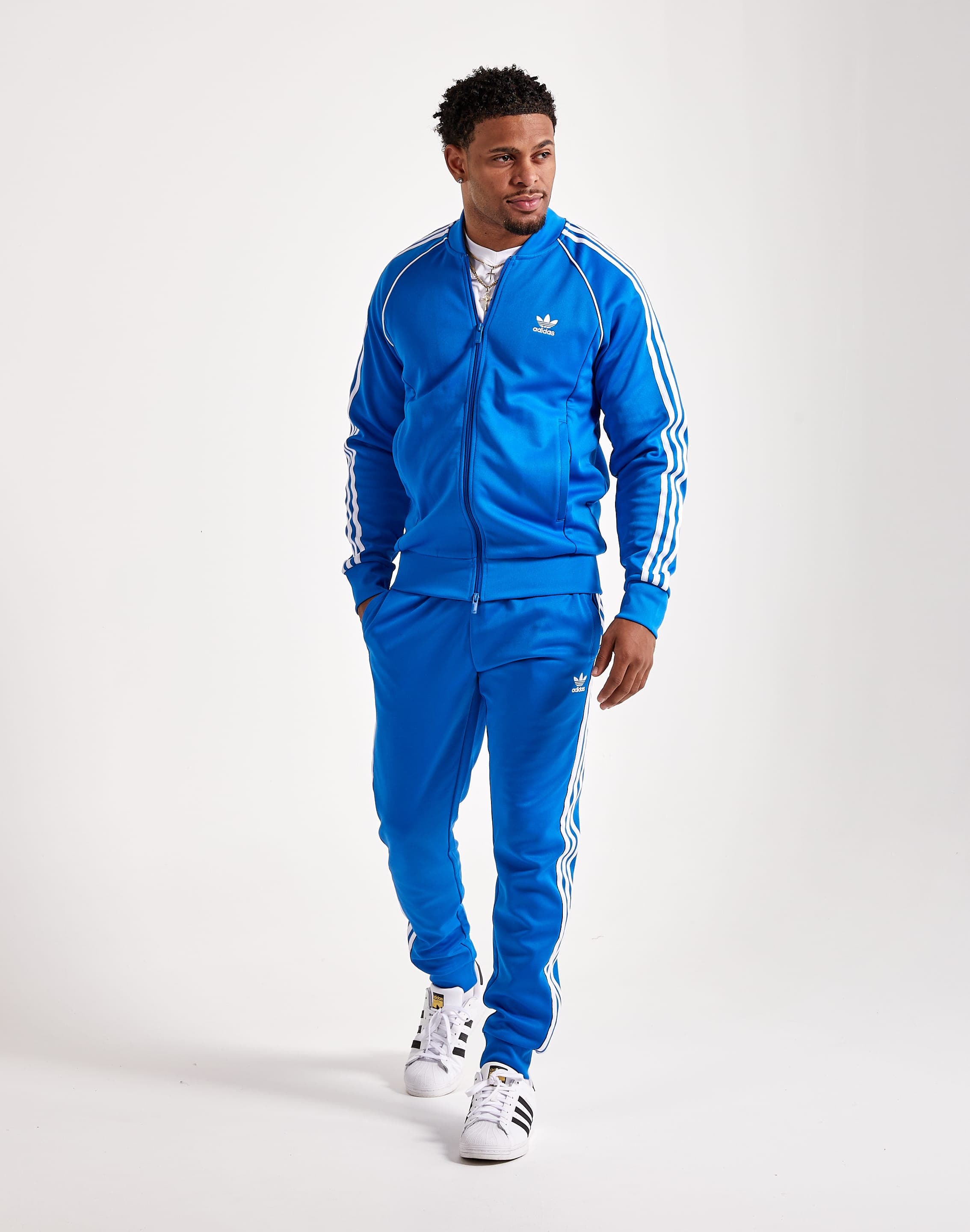 Adidas sst track jacket mens blue Clearance