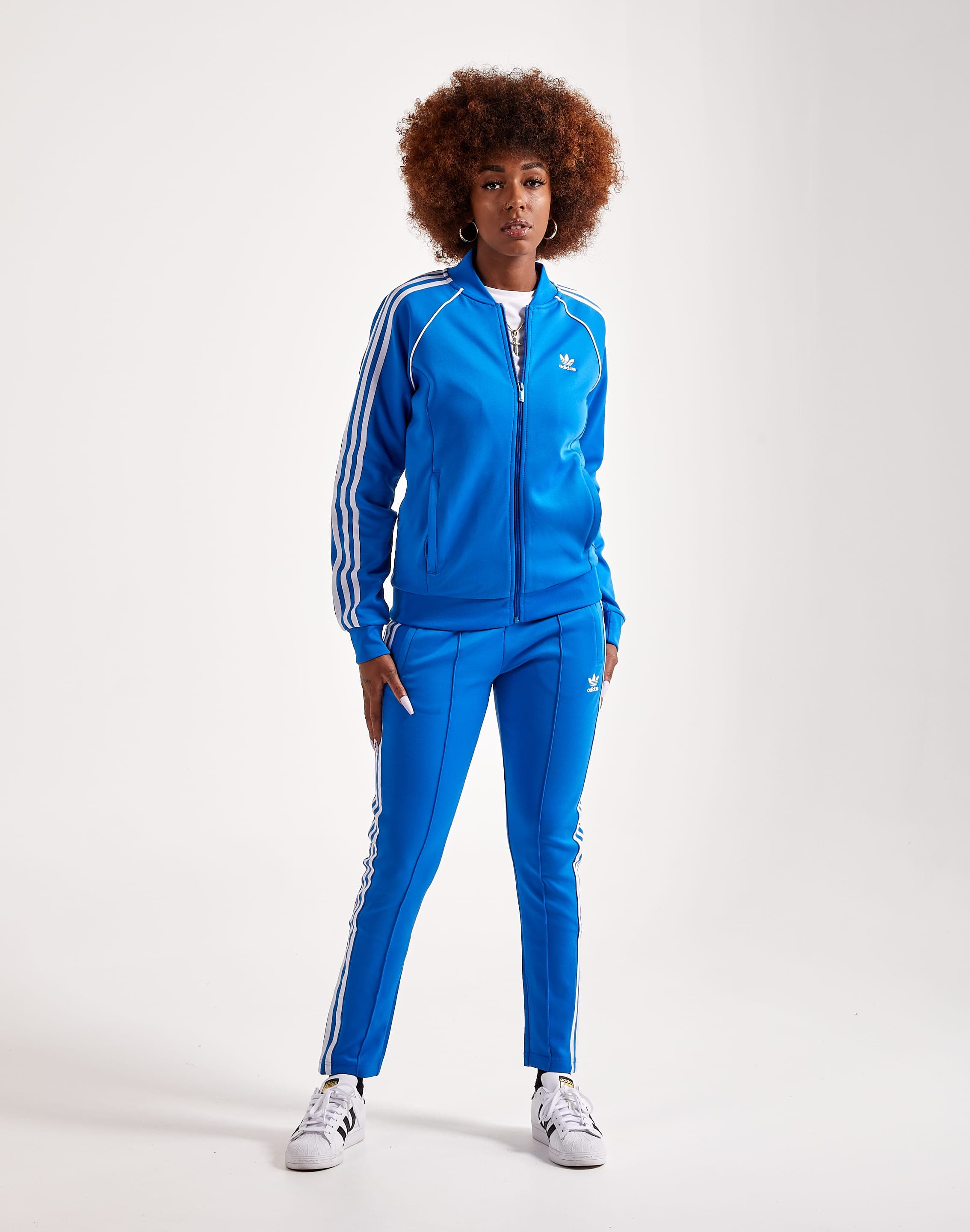 Adidas Originals Athletic Women's Track Pants Bright Royal/Black – Sports  Plaza NY