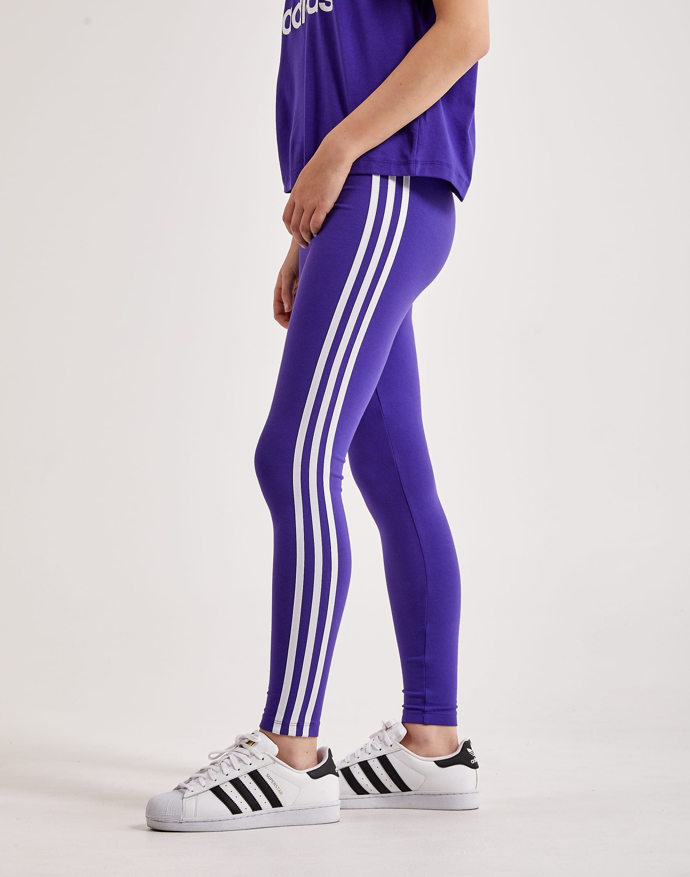 Adidas adibreak midnight blue e amp; burgundy striped 3 stripe leggings Clearance