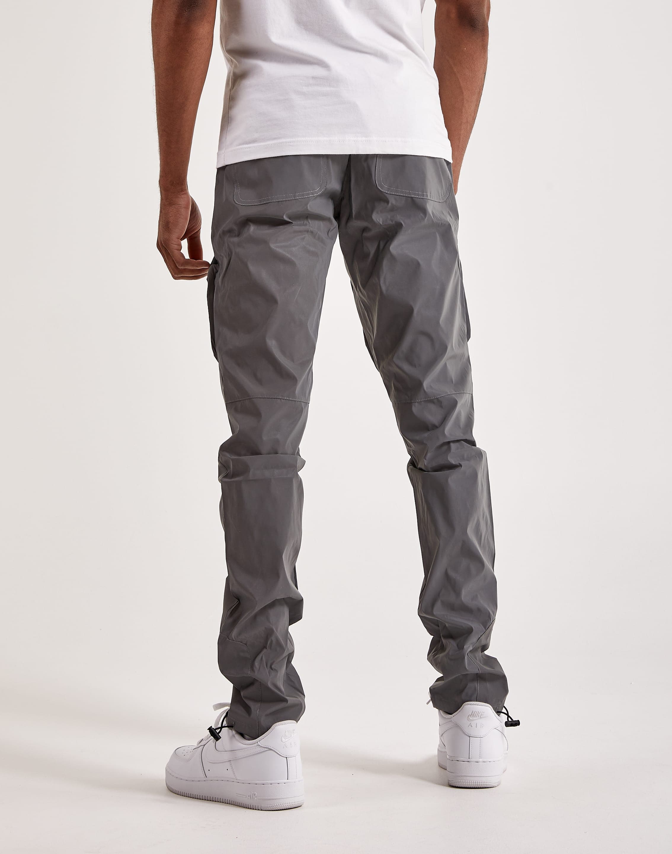 American Stitch Silver Reflective Jogger Pants