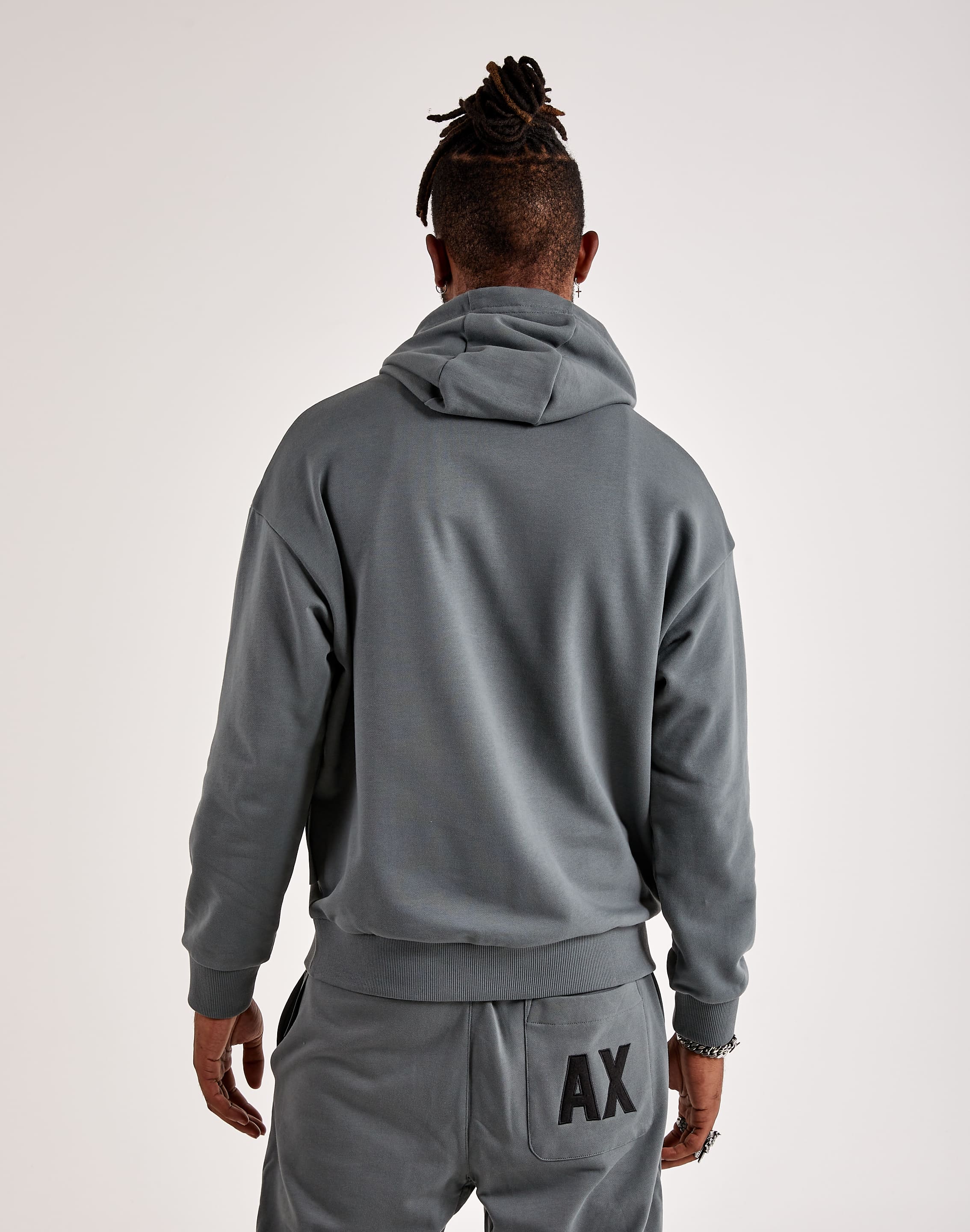 Black Emporio Armani EA7 Seamless Full Zip Hoodie - JD Sports NZ