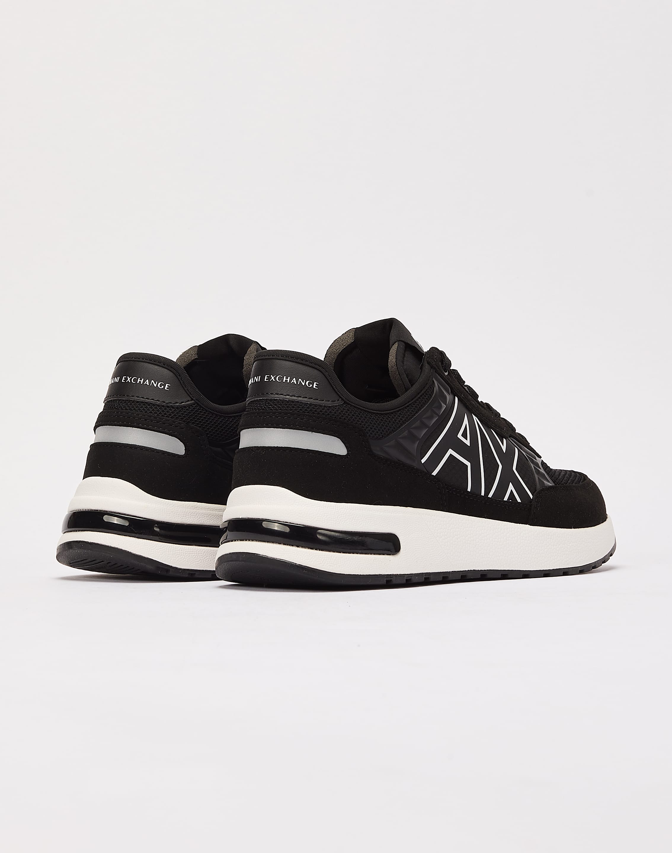 Buy Armani Exchange Women's Low-Top Sneakers, Multicolour White Black D611,  6 us at Amazon.in