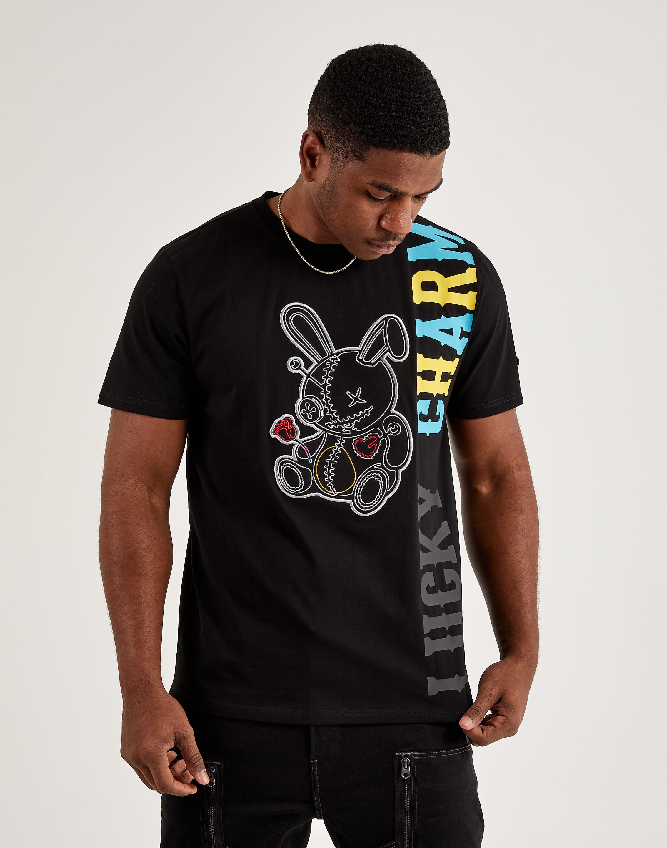 Mania lucky Abandoned BKYS Lucky Charm Dark Mode Tee – DTLR