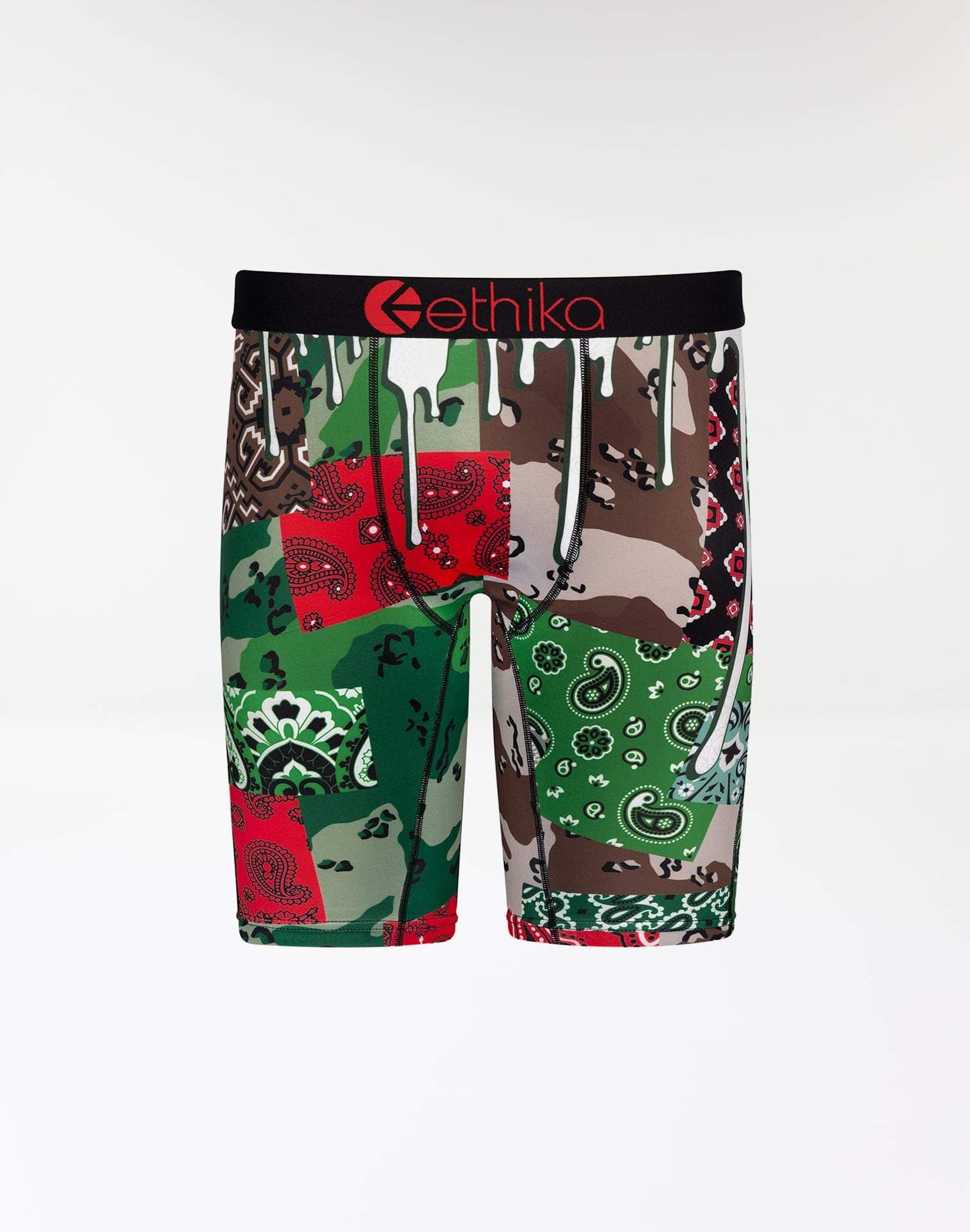 Photo of Ethika Boys' Paisley Camo Boxer Briefs