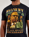 T-shirt Homme Malcolm Young - Coton 100% - Coupe Classique - Noir - Unisexe - Décontracté - 12