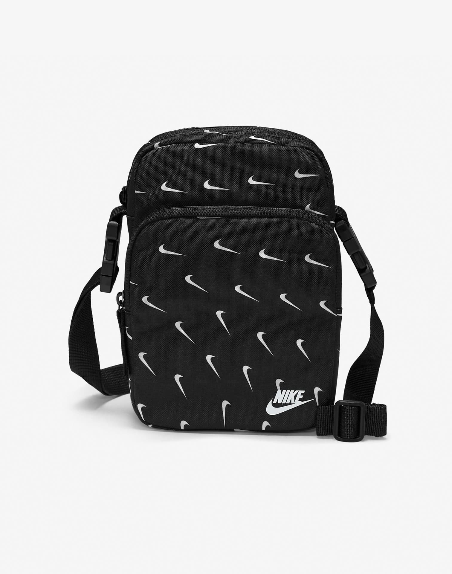 Black Nike Unisex Heritage Crossbody Bag, Accessories