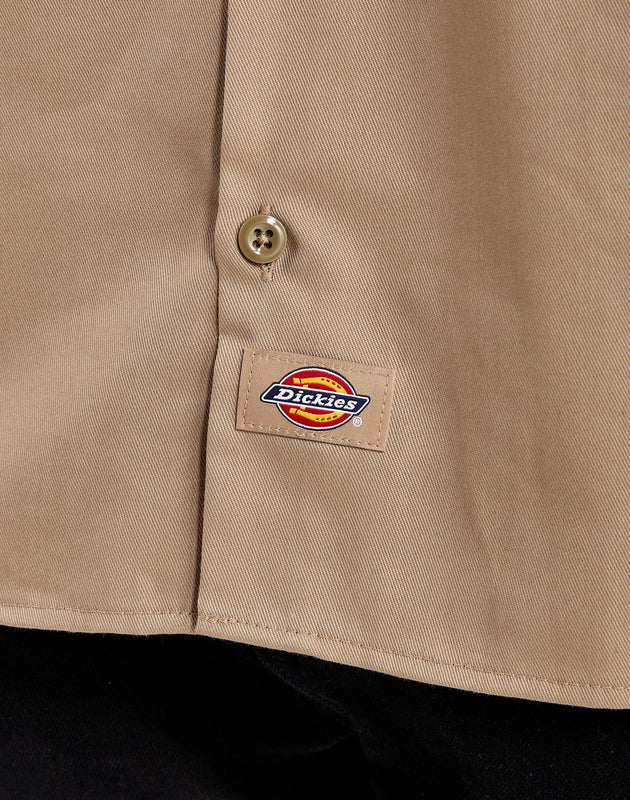 Dickies Short Sleeve Work Shirt Box Shirt Men's XL polyester gray type Vintage Second Hand