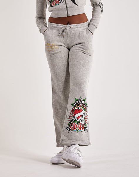 Ed Hardy Heart Roses Sweatpants – DTLR
