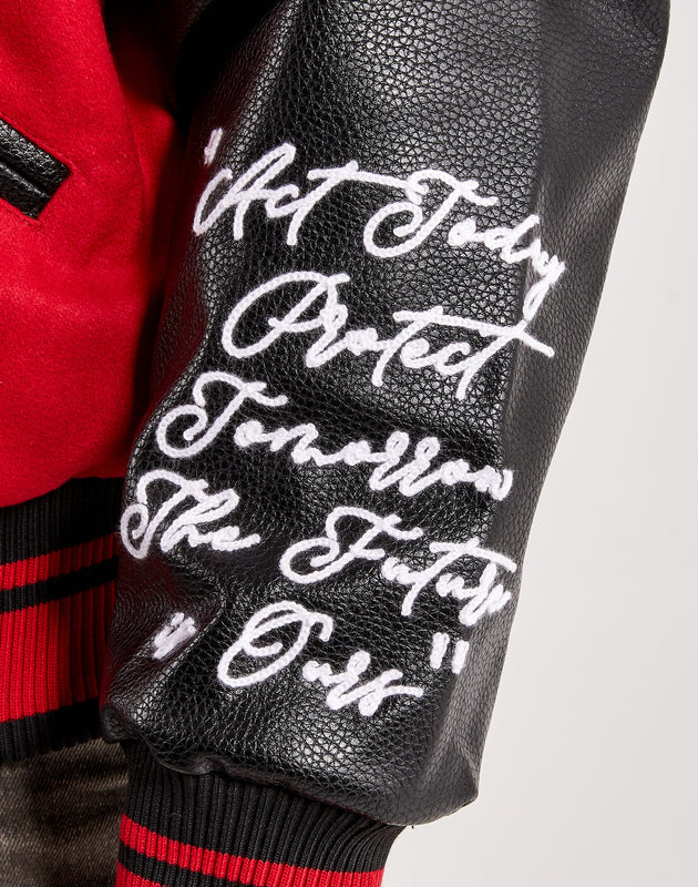 First Row The Best Never Rest Varsity Jacket – DTLR