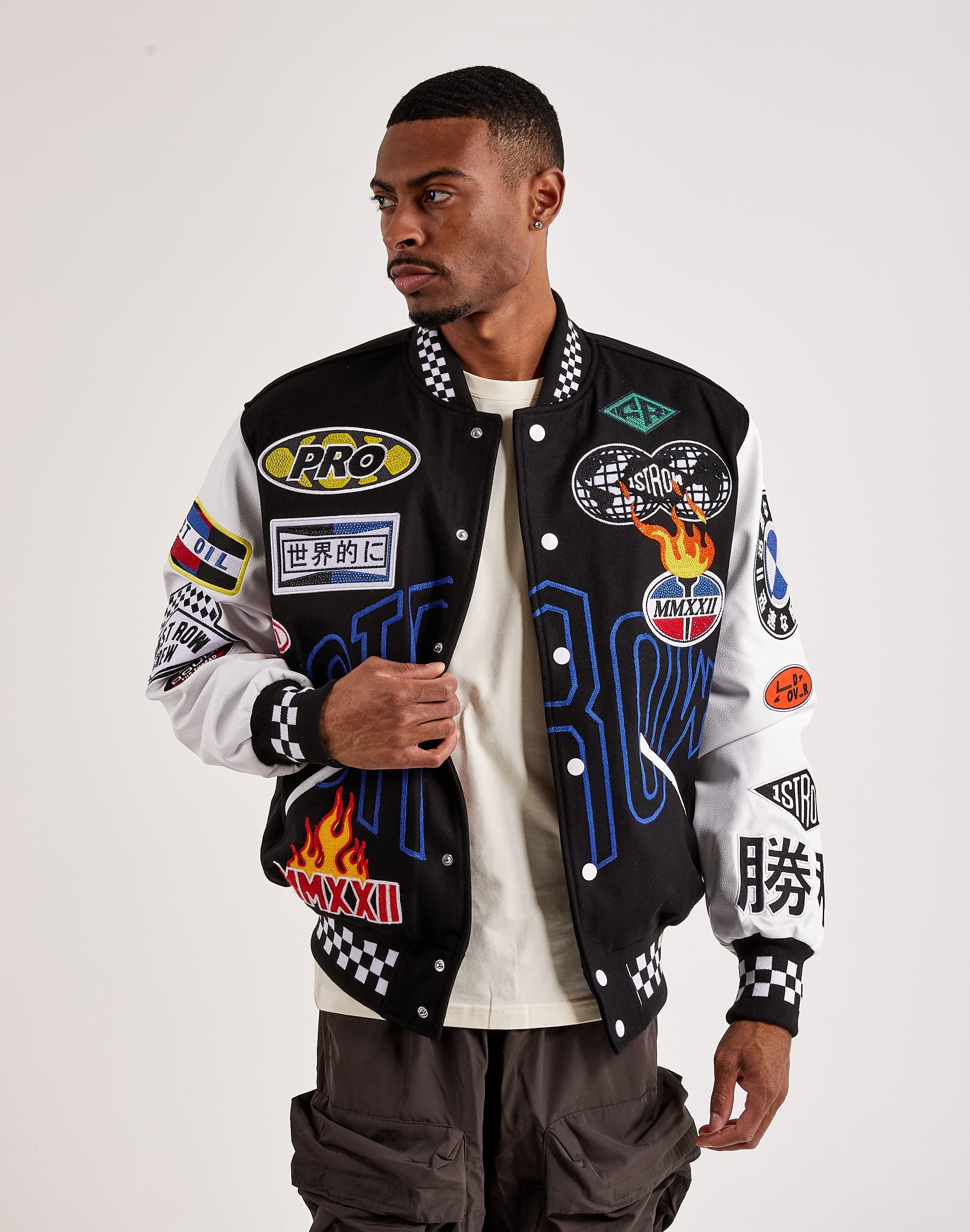 First Row Flower Power Varsity Jacket – DTLR