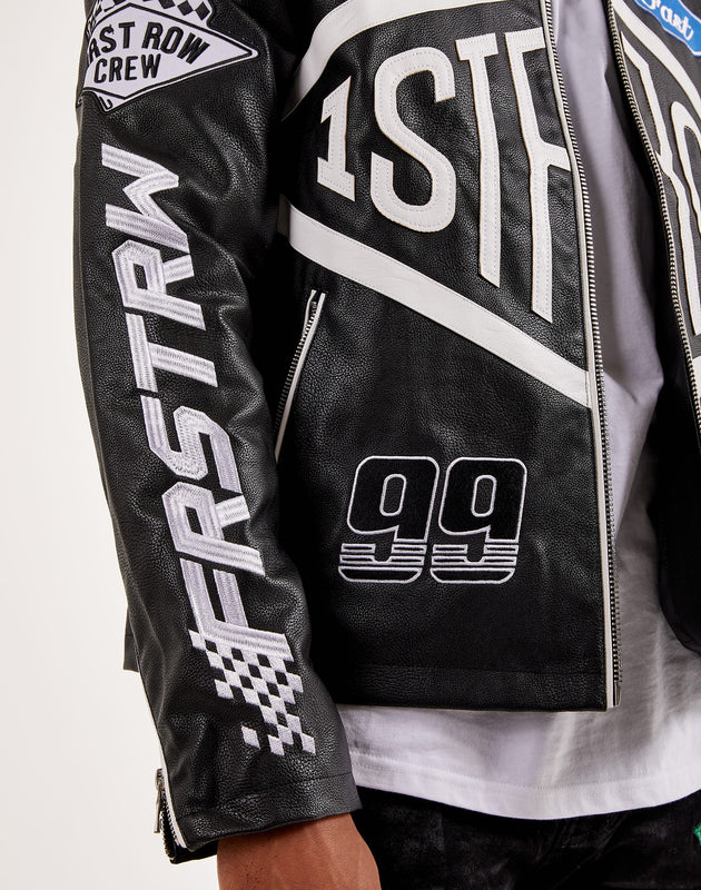 First Row Racing Moto Leather Jacket – DTLR