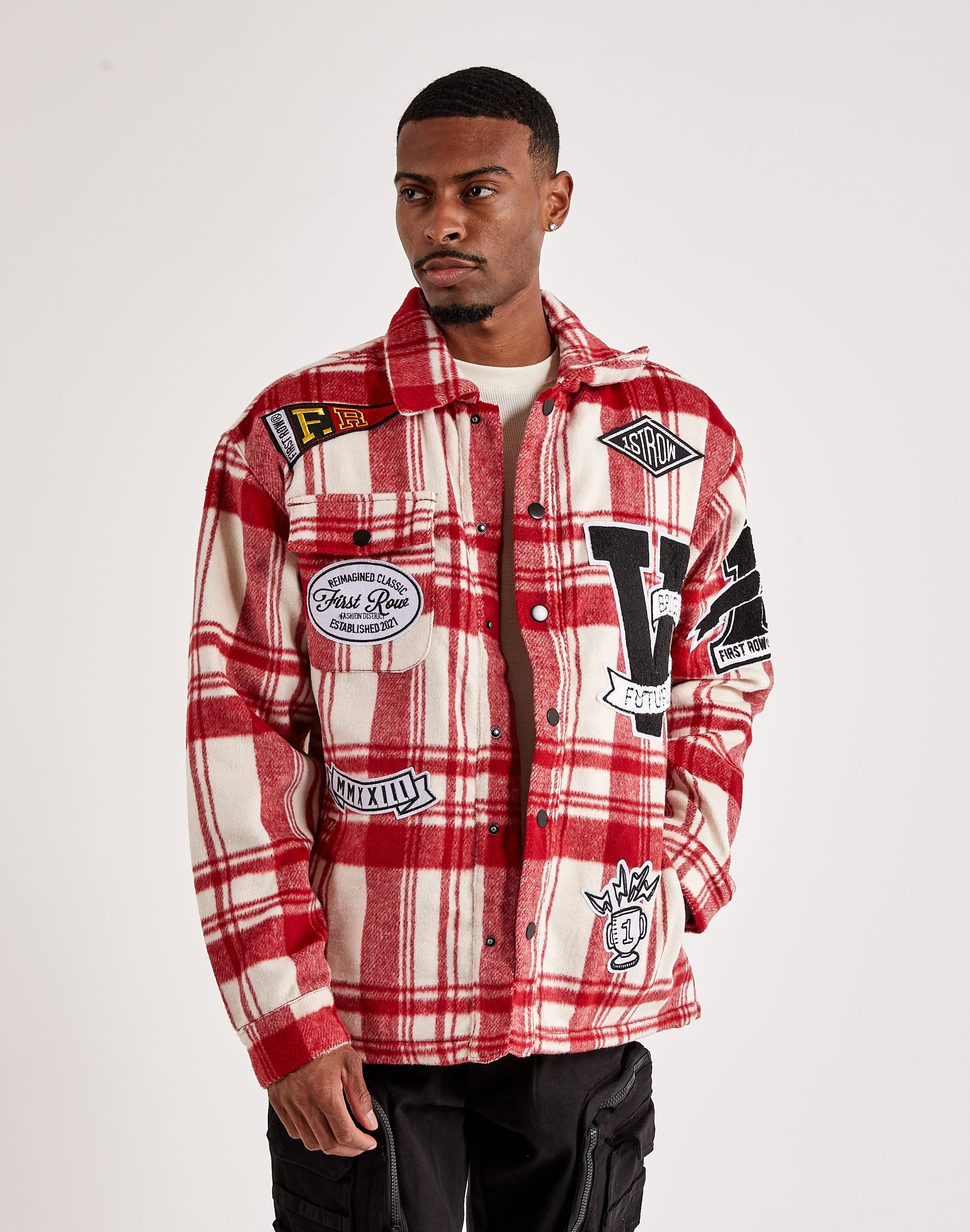 First Row Plaid Woven The Best Never Rest Jacket – DTLR