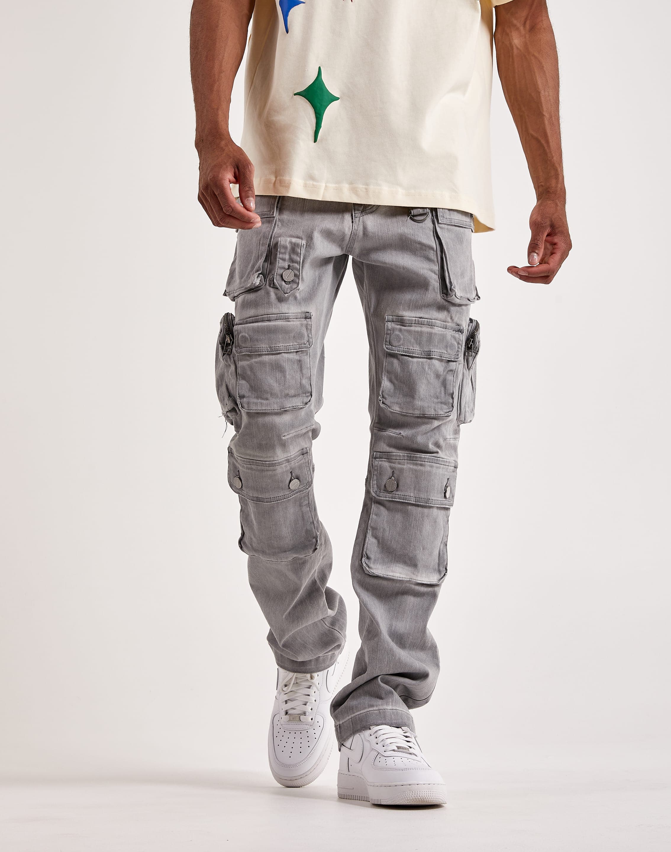 First Row Y2K Cargo Pants