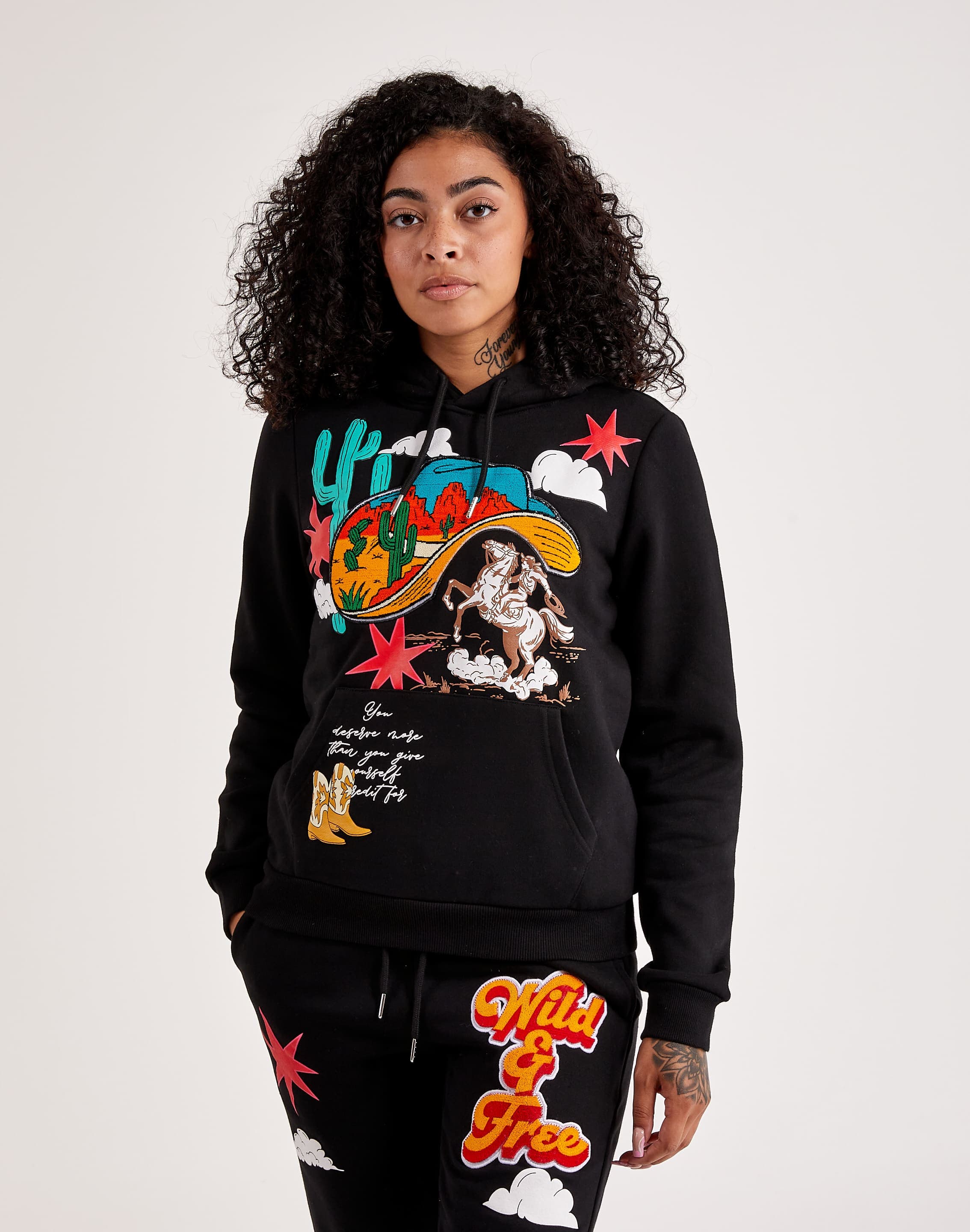 Photo of First Row Wild & Free Fleece Pullover Hoodie