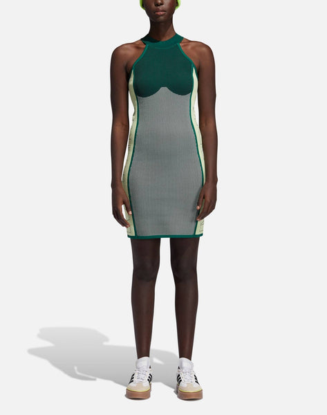 ivy park dress green Adidas KNIT LOGO – DTLR Neckline:SQUARE