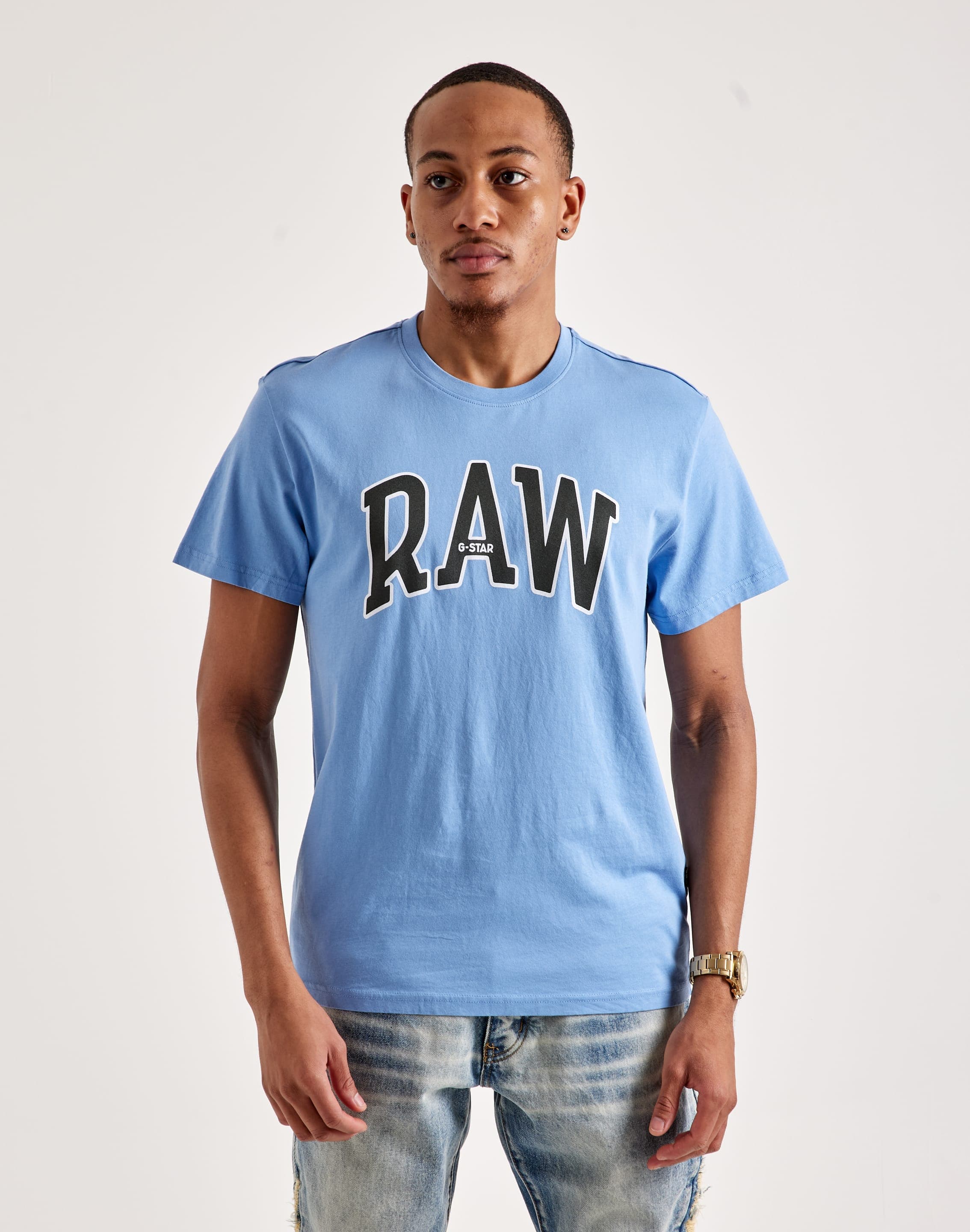 Tee G-star Raw Shirt G Star Raw Mens V Neck Short Sleeve Tee White