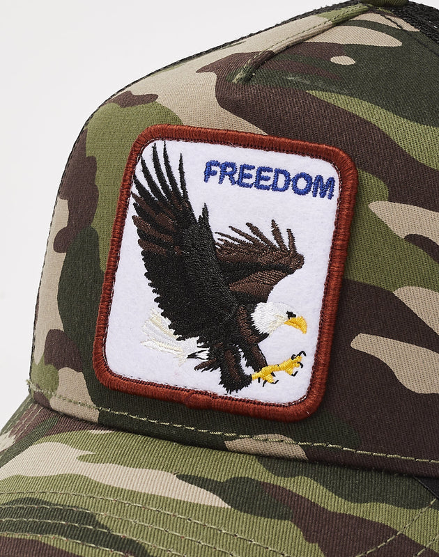 Goorin Bros. Freedom Eagle Trucker Cap - Dunkelblau I Verstellbare Größe