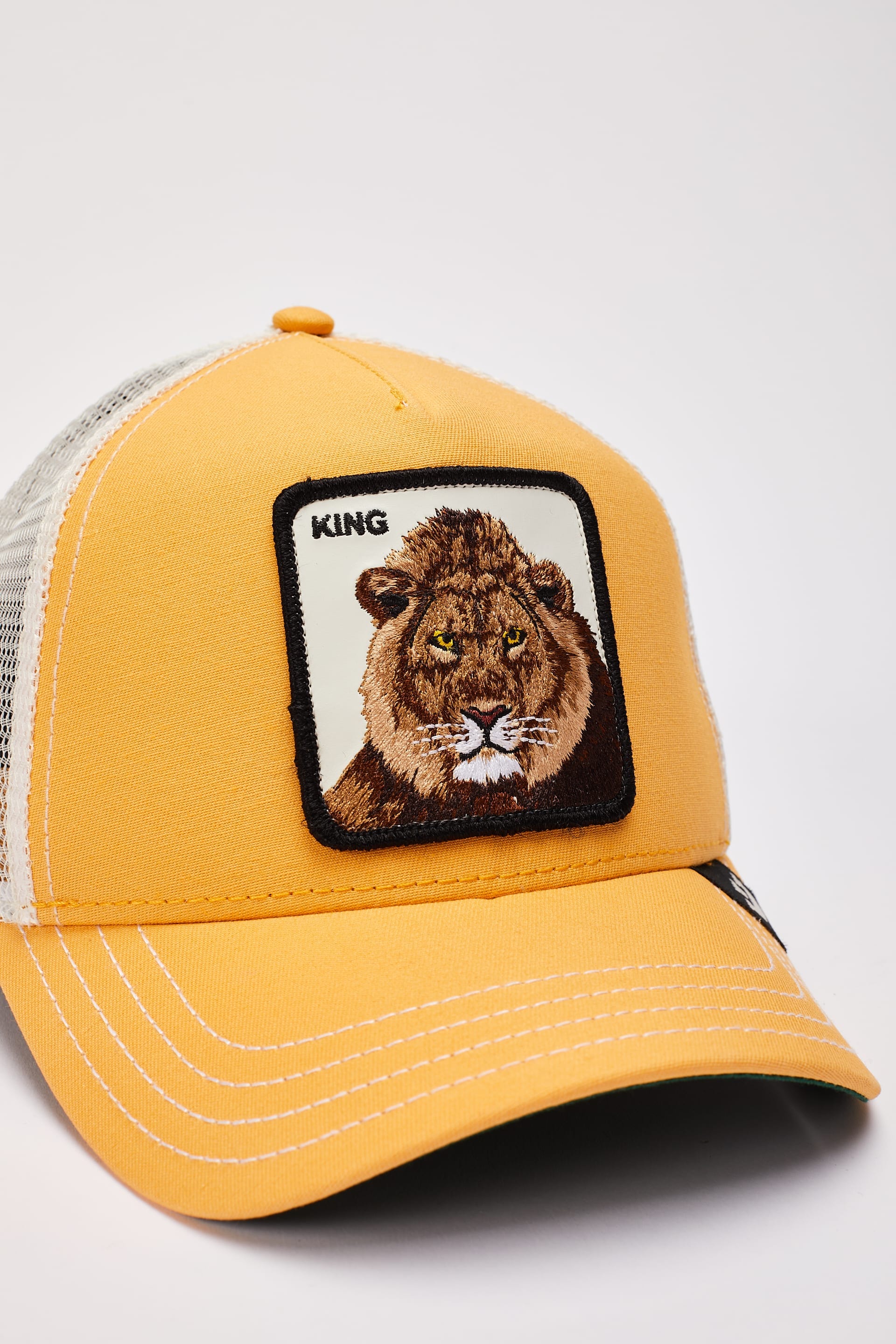 The King Lion Black/Gold Trucker - Goorin Bros. cap