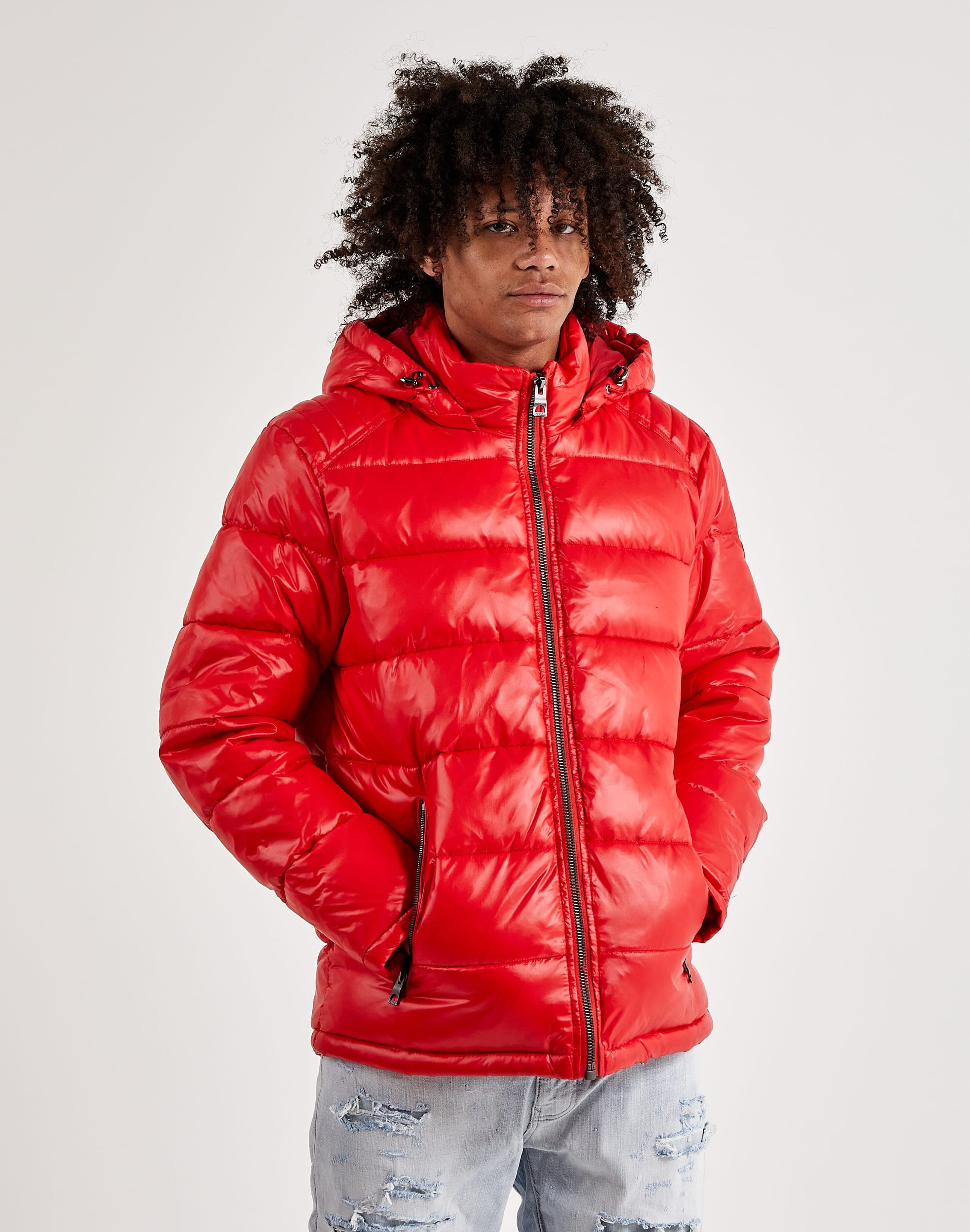 Mens guess bubble coat Clearance