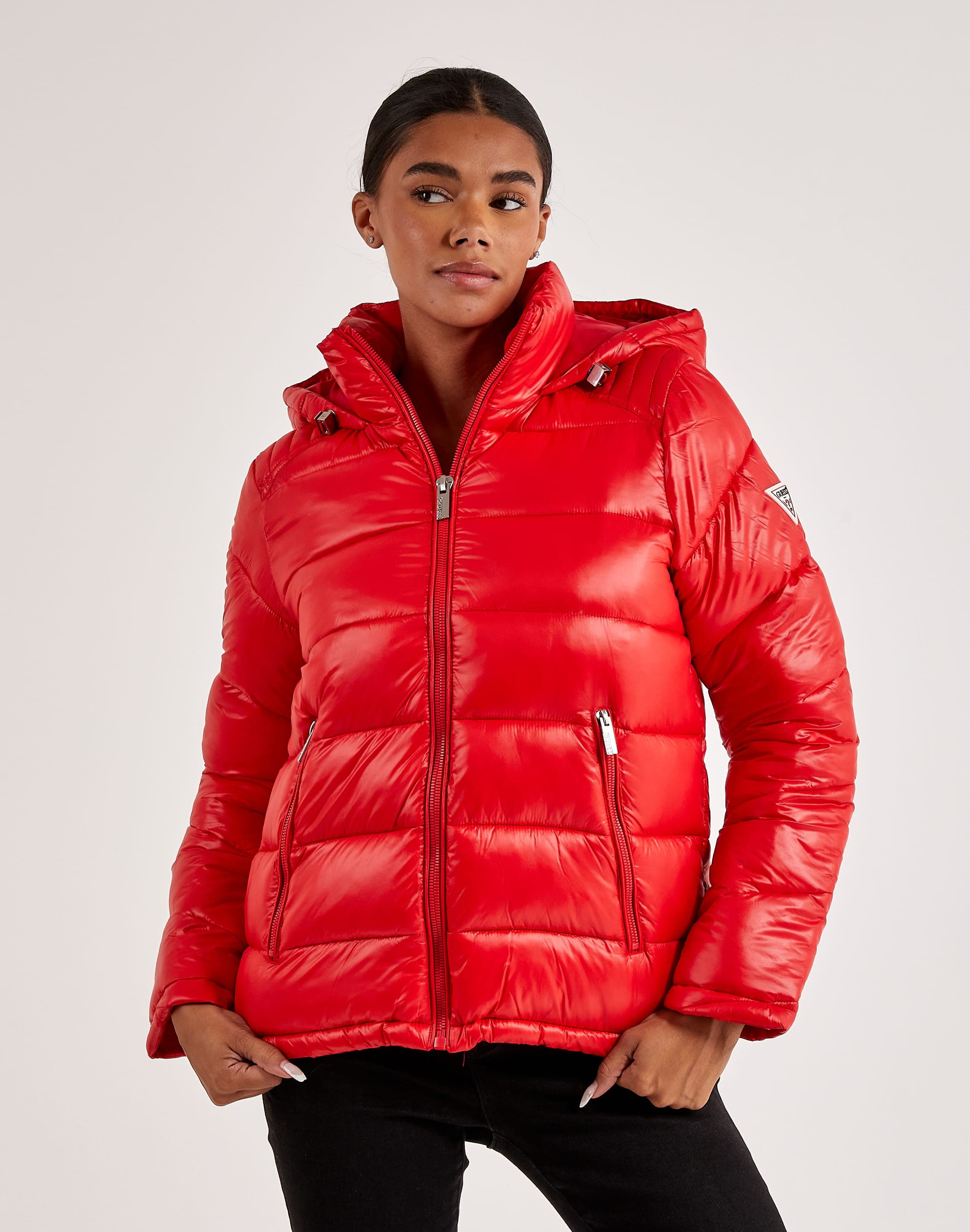 Guess Sweatshirt Guess Sports Jacket Guess Hooded Puffer Jacket – DTLR